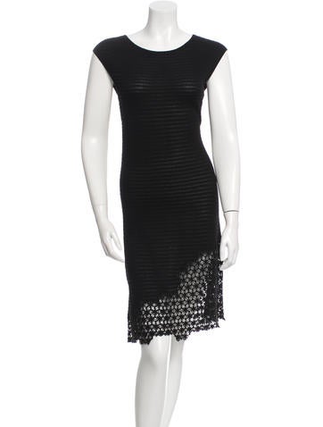 Chanel Crocheted Hem Knit Dress