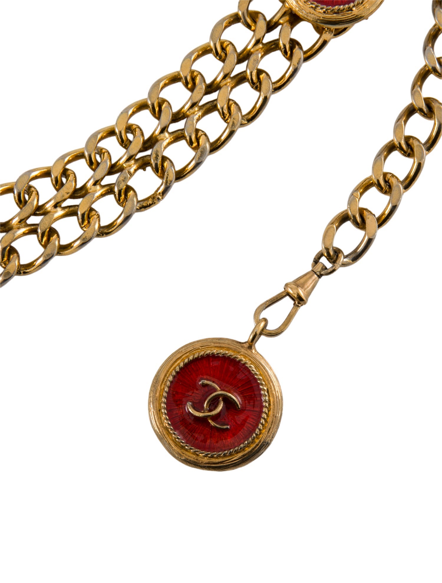 Chanel Vintage 1980's Chain-Link Belt