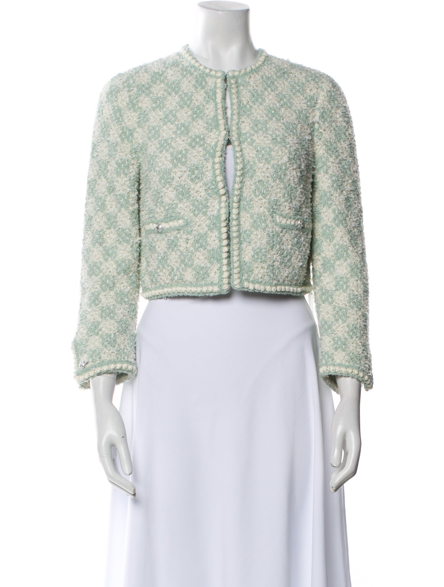 Chanel 2023 Tweed Pattern Evening Jacket