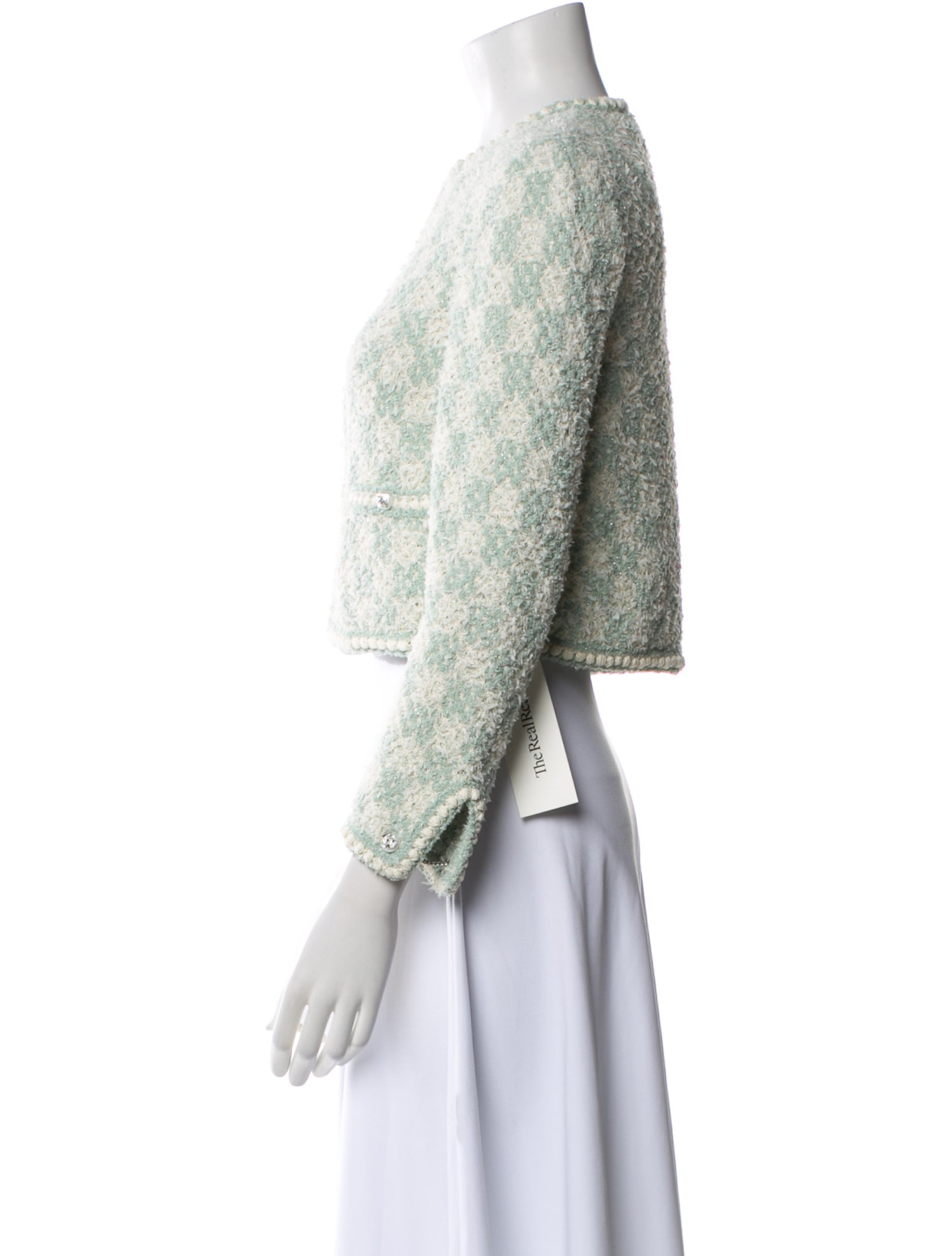 Chanel 2023 Tweed Pattern Evening Jacket