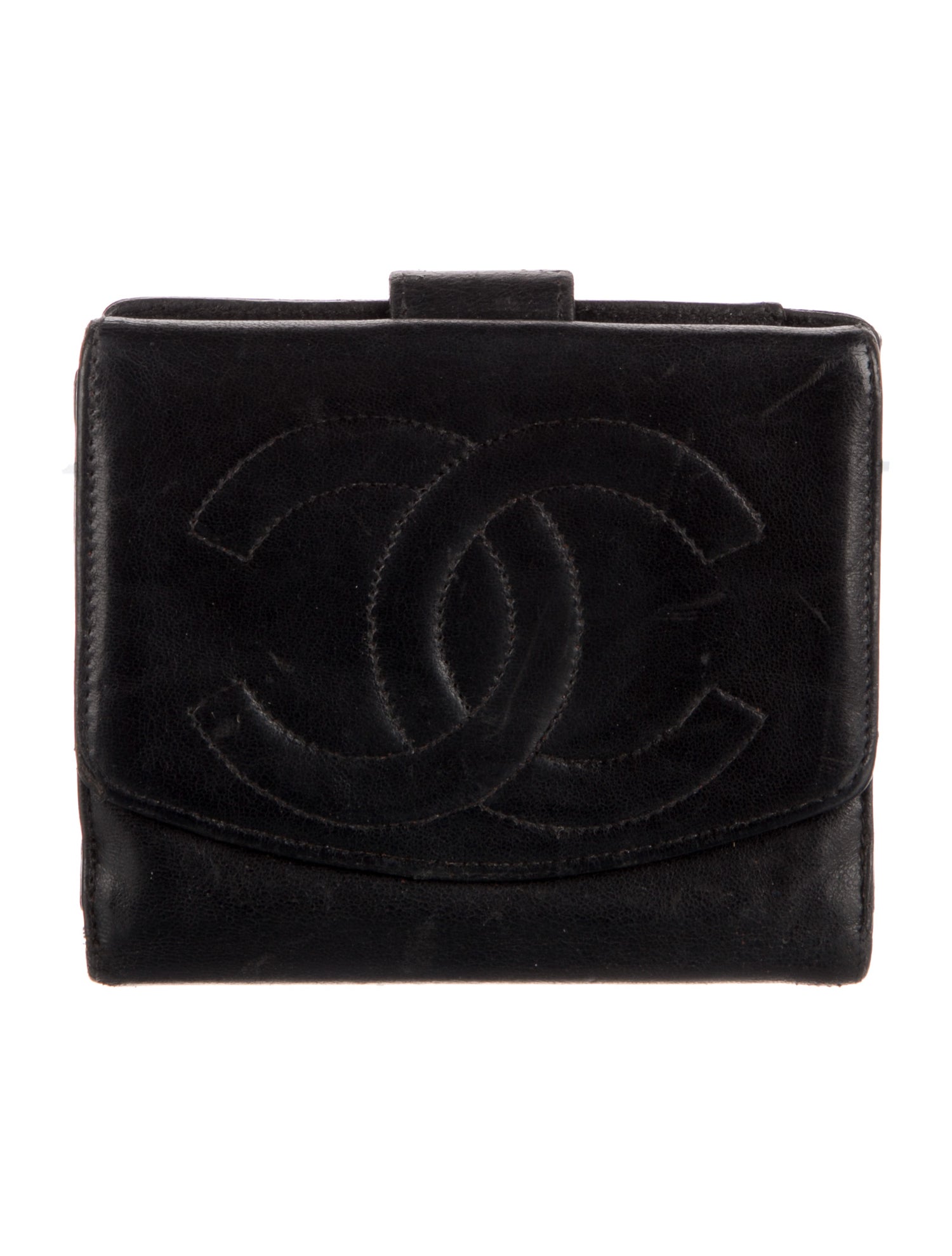 Chanel Vintage Late 1990's - Early 2000's Compact Wallet