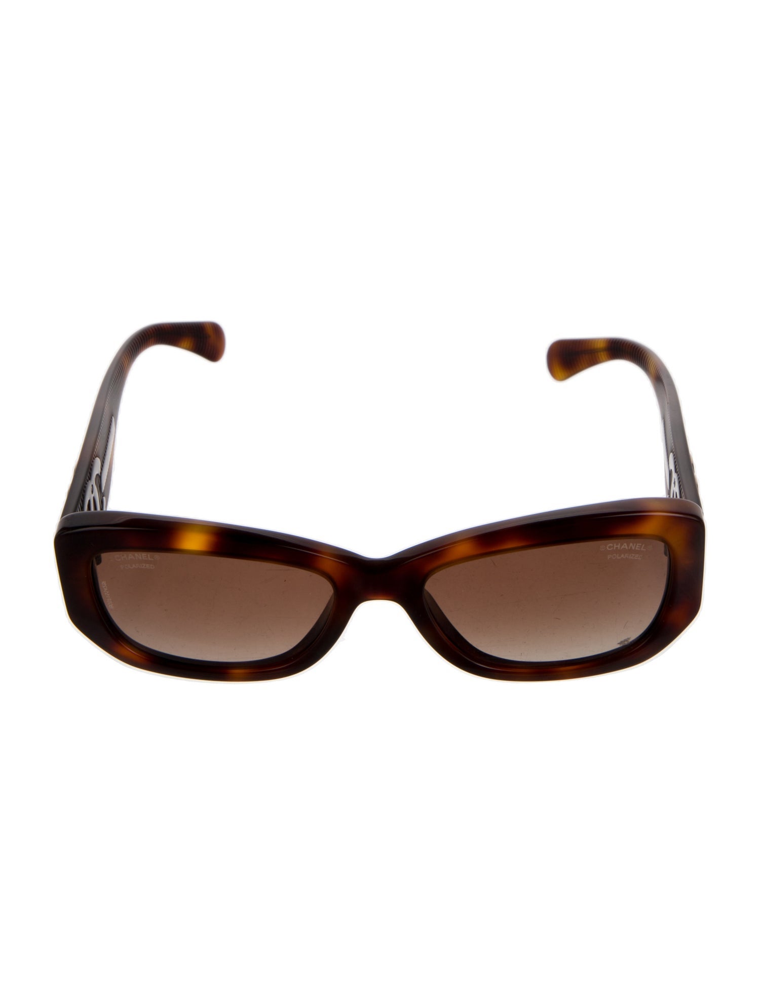 Chanel RECTANGLE Interlocking CC Logo Sunglasses