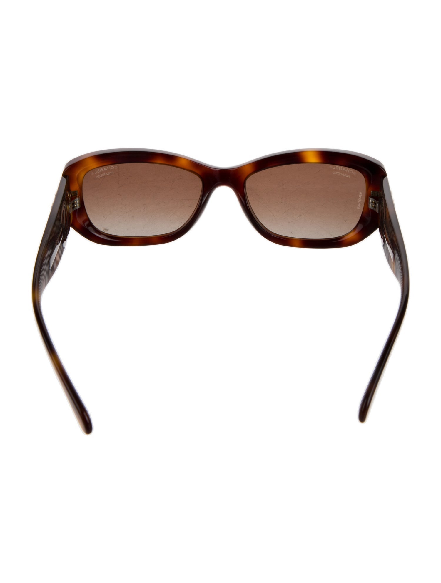 Chanel RECTANGLE Interlocking CC Logo Sunglasses