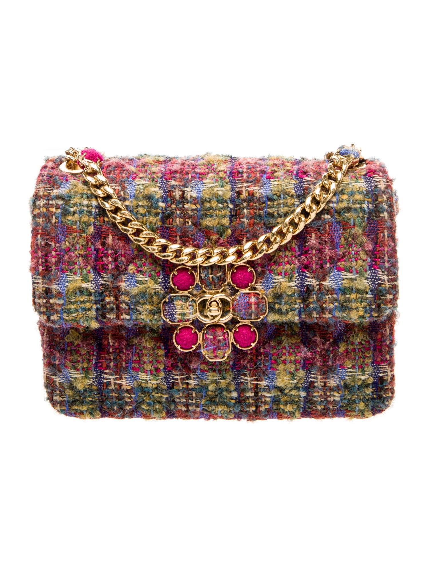 Chanel Tweed Flap Bag