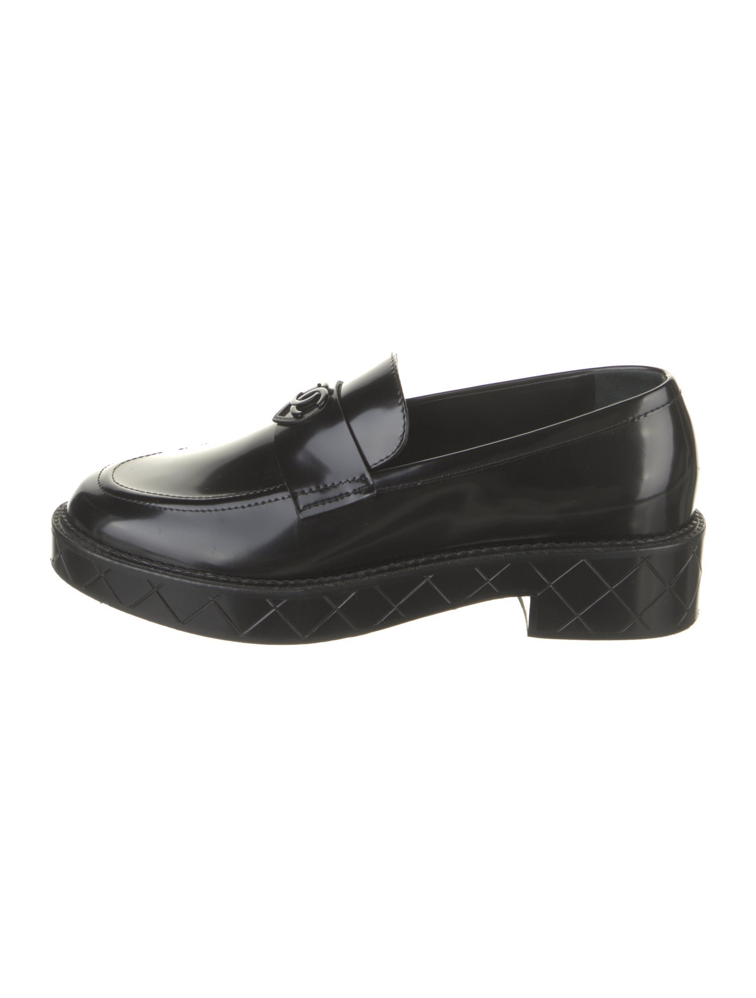 Chanel 2024 Interlocking CC Logo Loafers