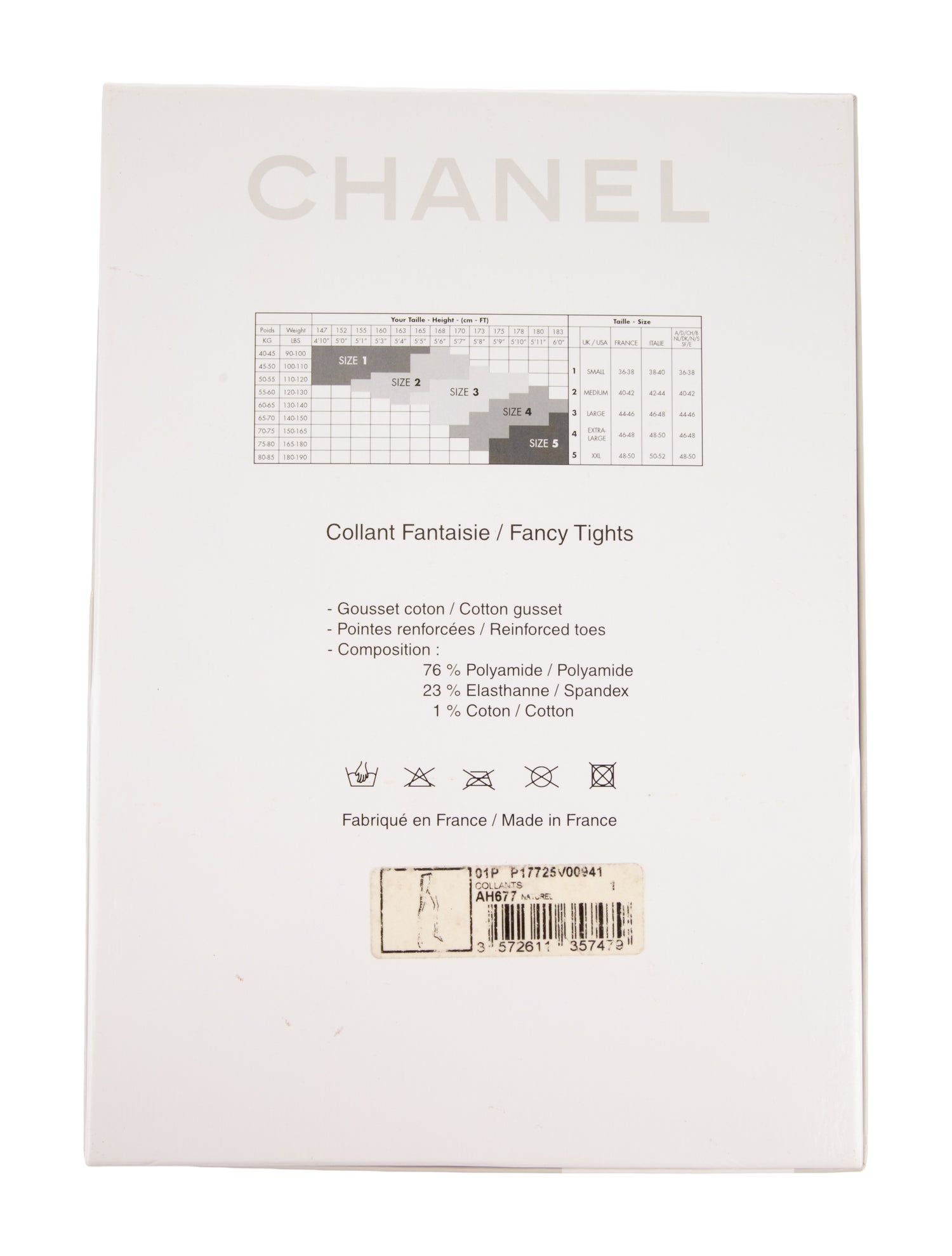 Chanel Interlocking CC Tights