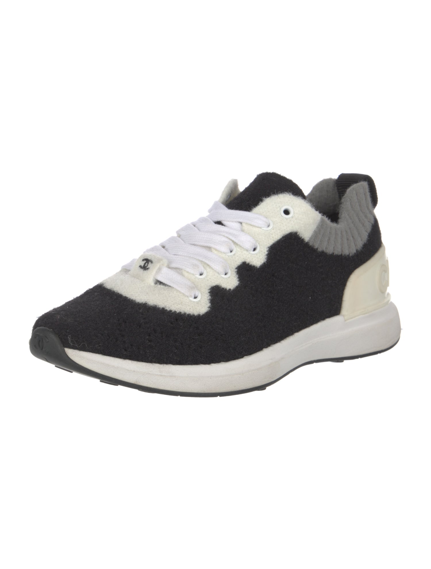 Chanel Interlocking CC Logo Sneakers