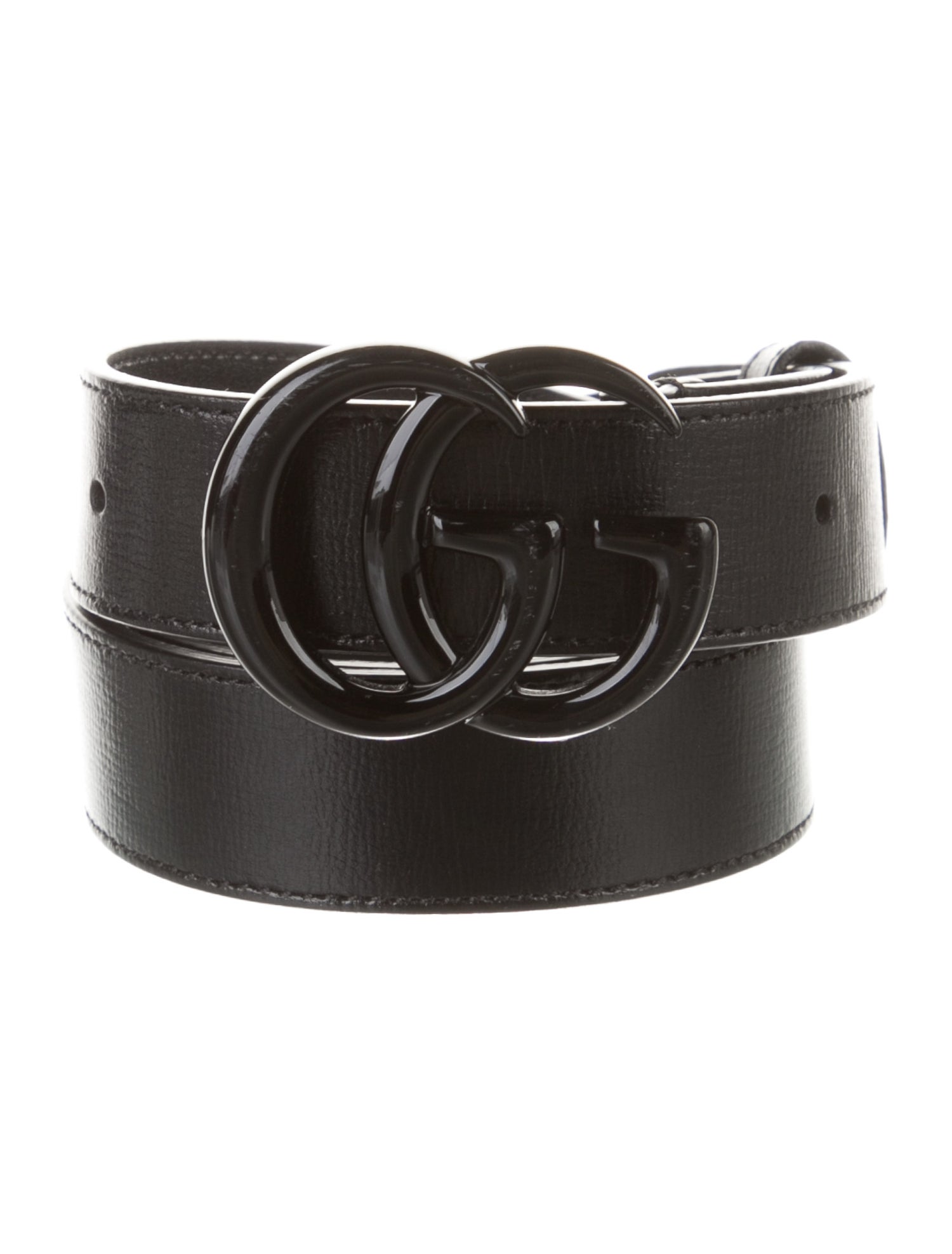 Gucci Double G Logo Calfskin Belt