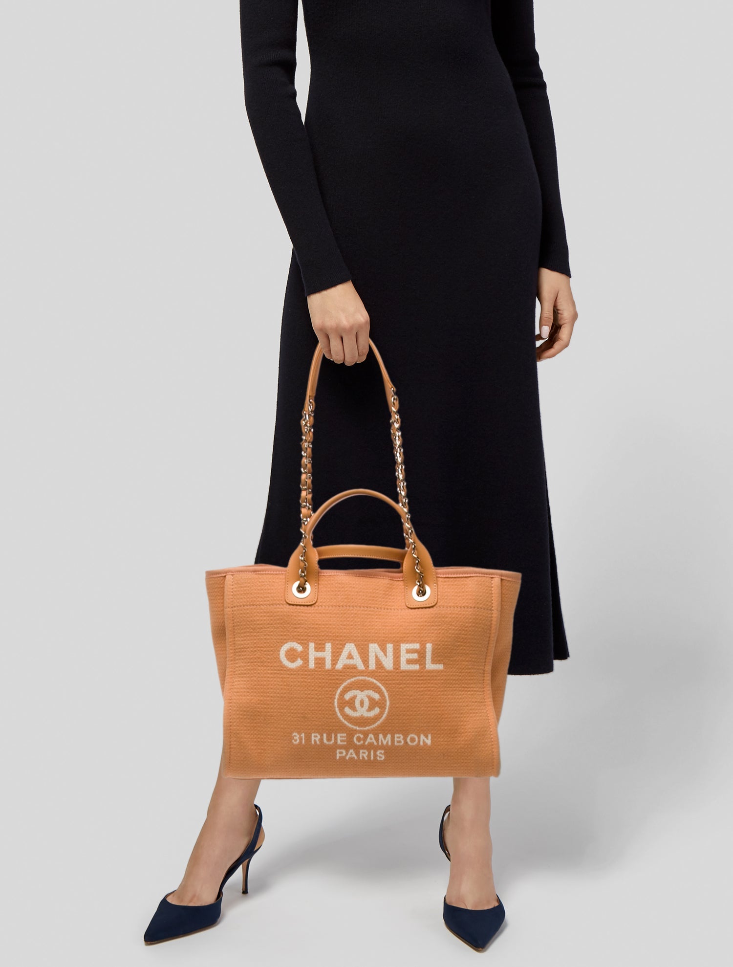 Chanel Small Deauville Shopping Bag
