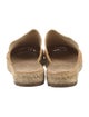 Chanel Interlocking CC Logo Leather Espadrilles