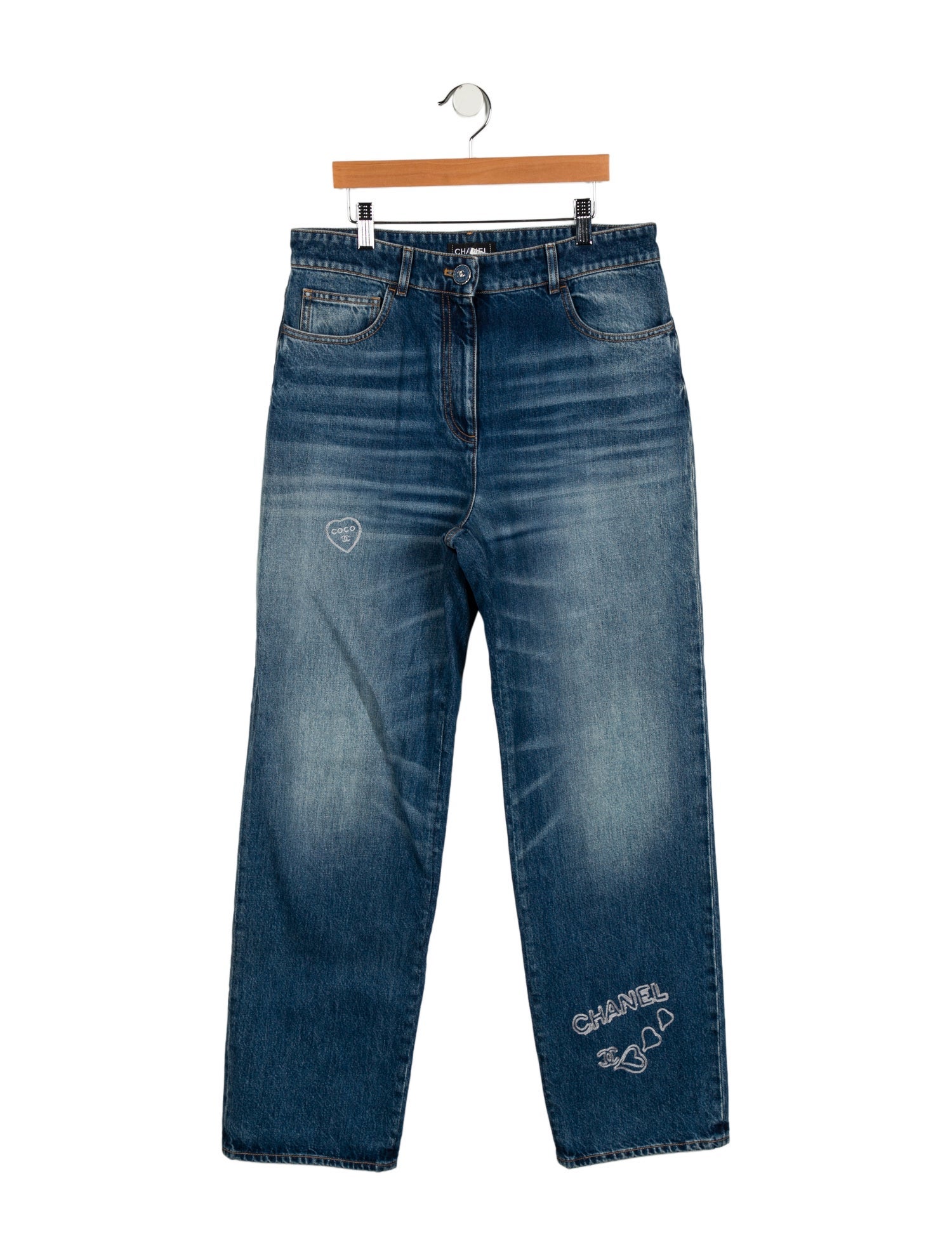 Chanel 2024 Wide Leg Jeans