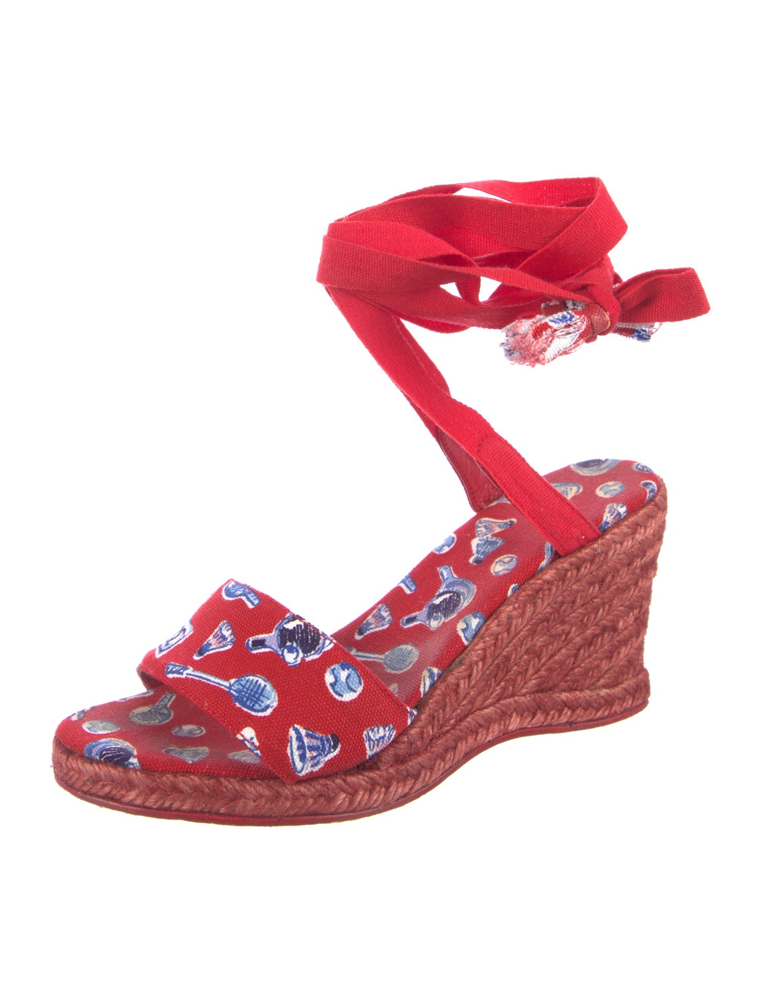 Chanel Interlocking CC Logo Canvas Espadrilles