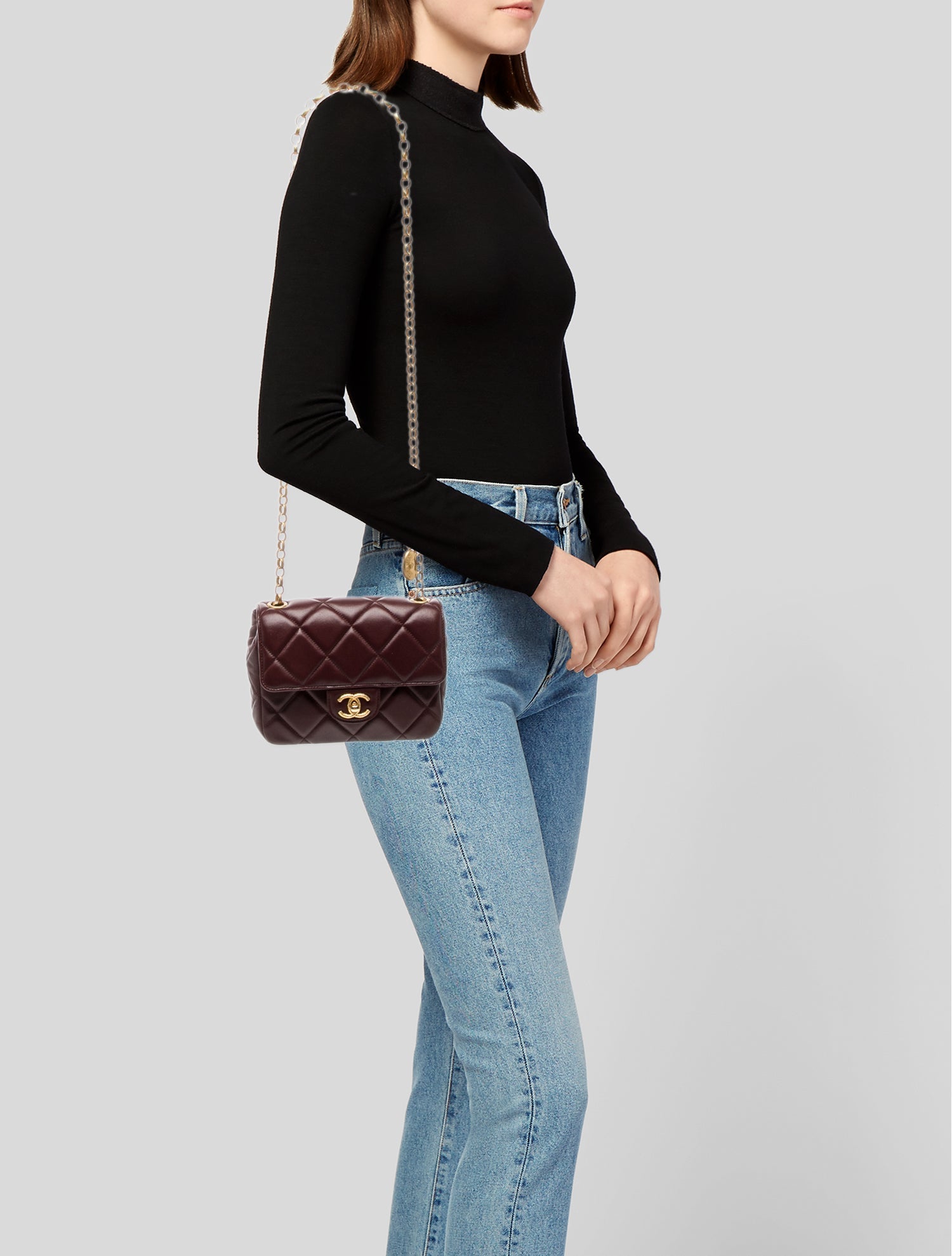 Chanel Charm Mini Square Flap Bag