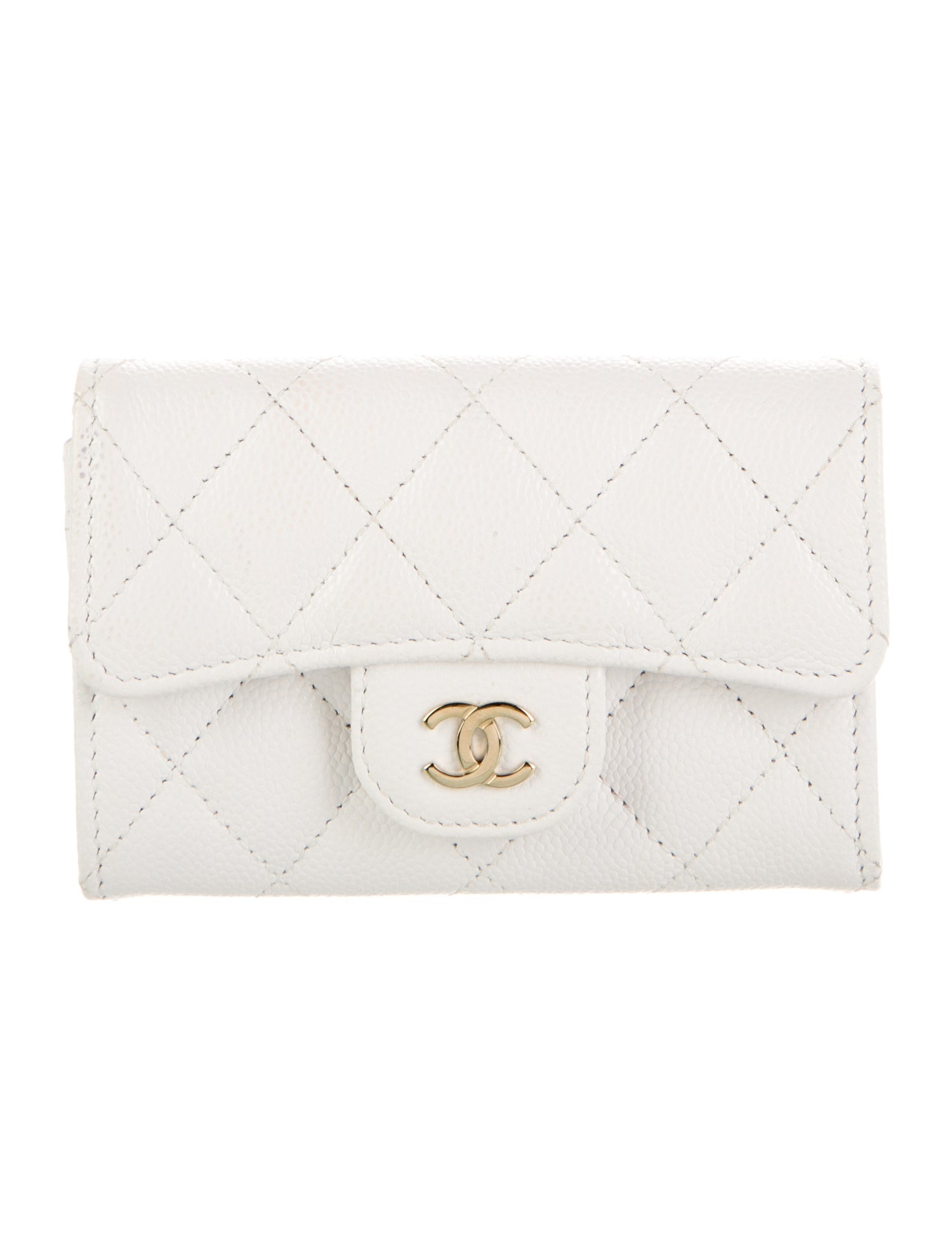 Chanel Interlocking CC Logo Compact Wallet