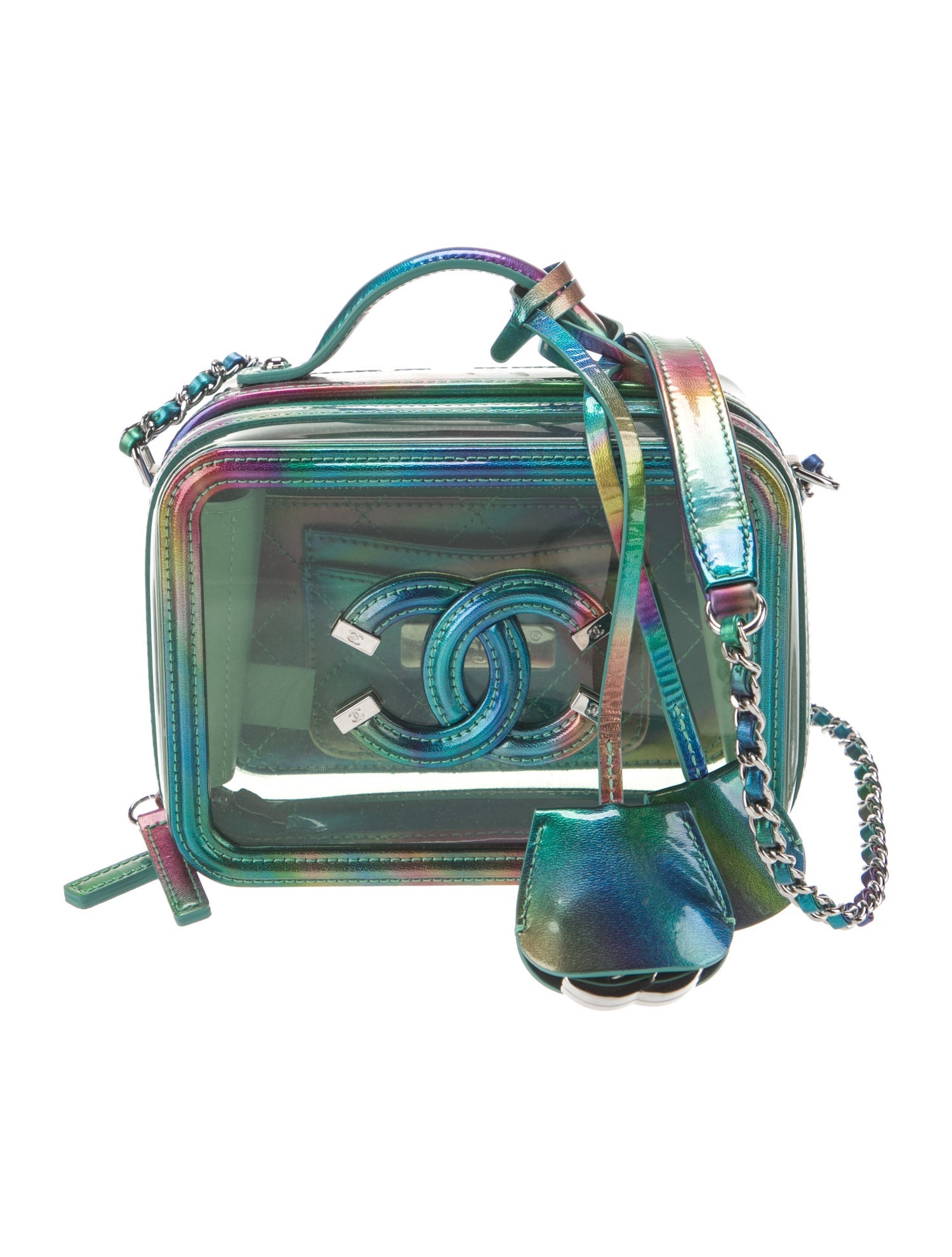 Chanel Small PVC Filigree Vanity Case