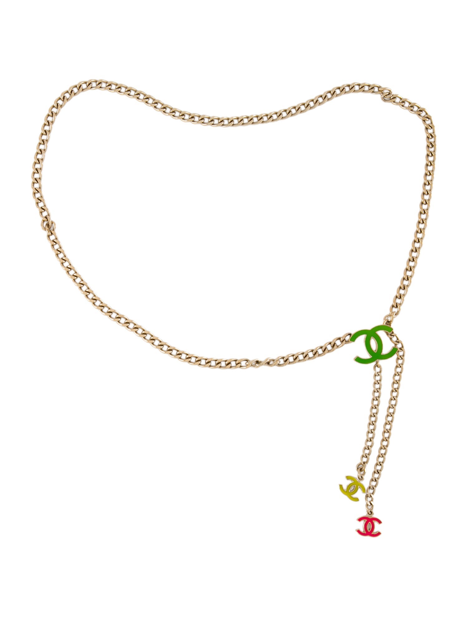 Chanel 2004 Interlocking CC Logo Chain-Link Belt