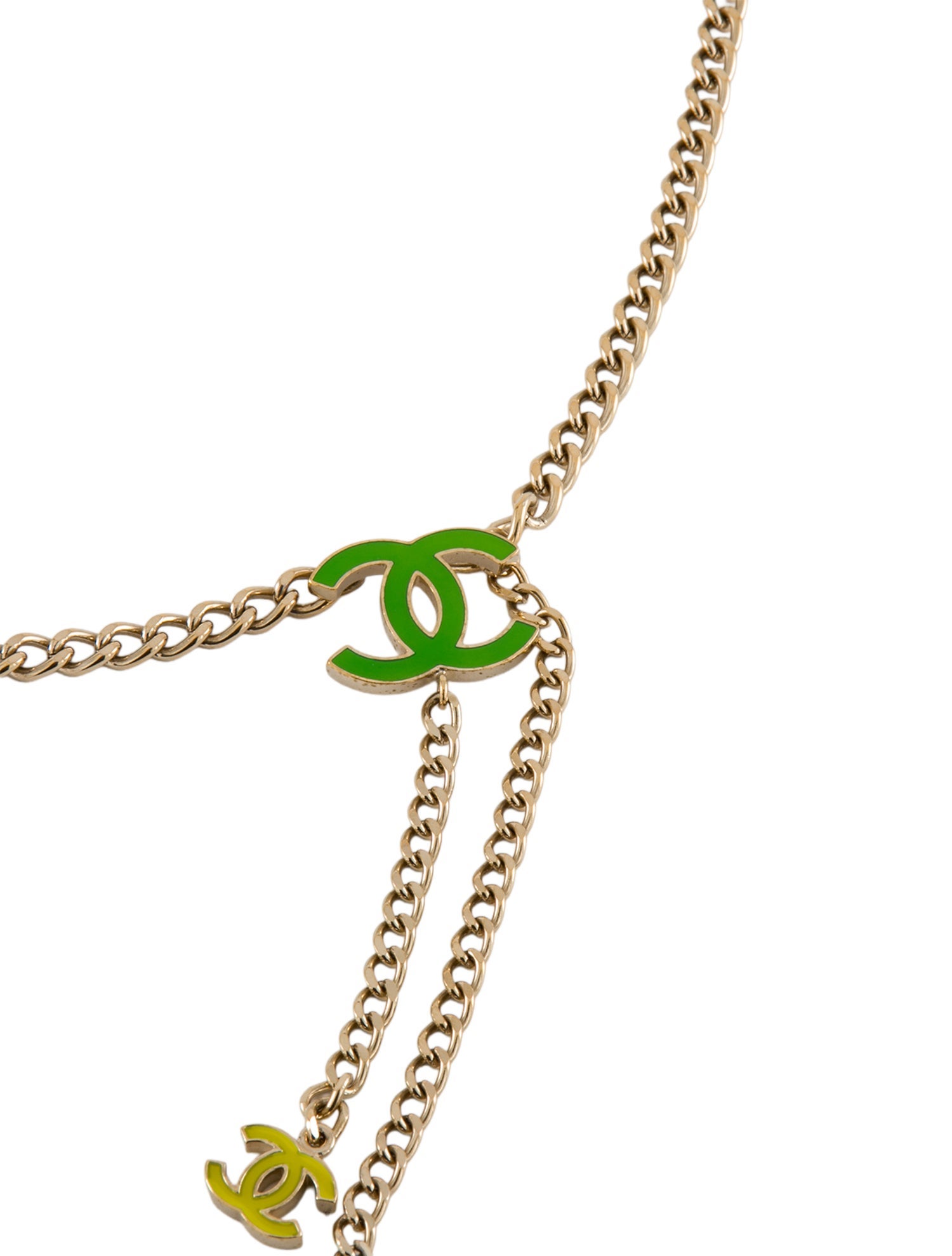 Chanel 2004 Interlocking CC Logo Chain-Link Belt