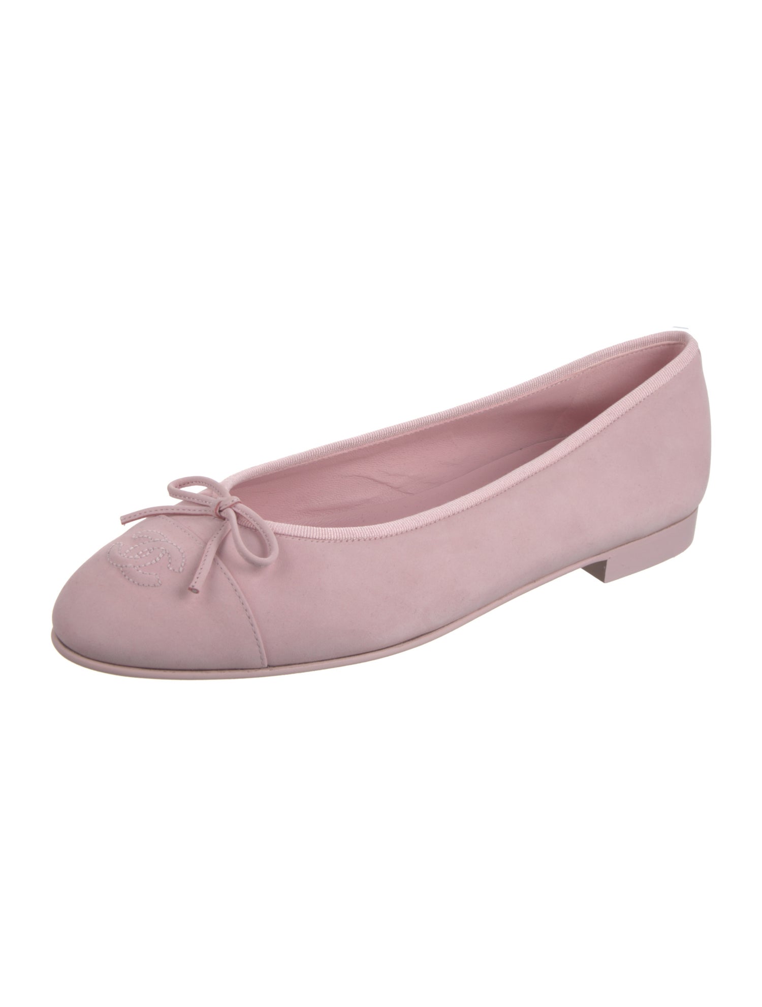 Chanel 2024 Interlocking CC Logo Ballet Flats