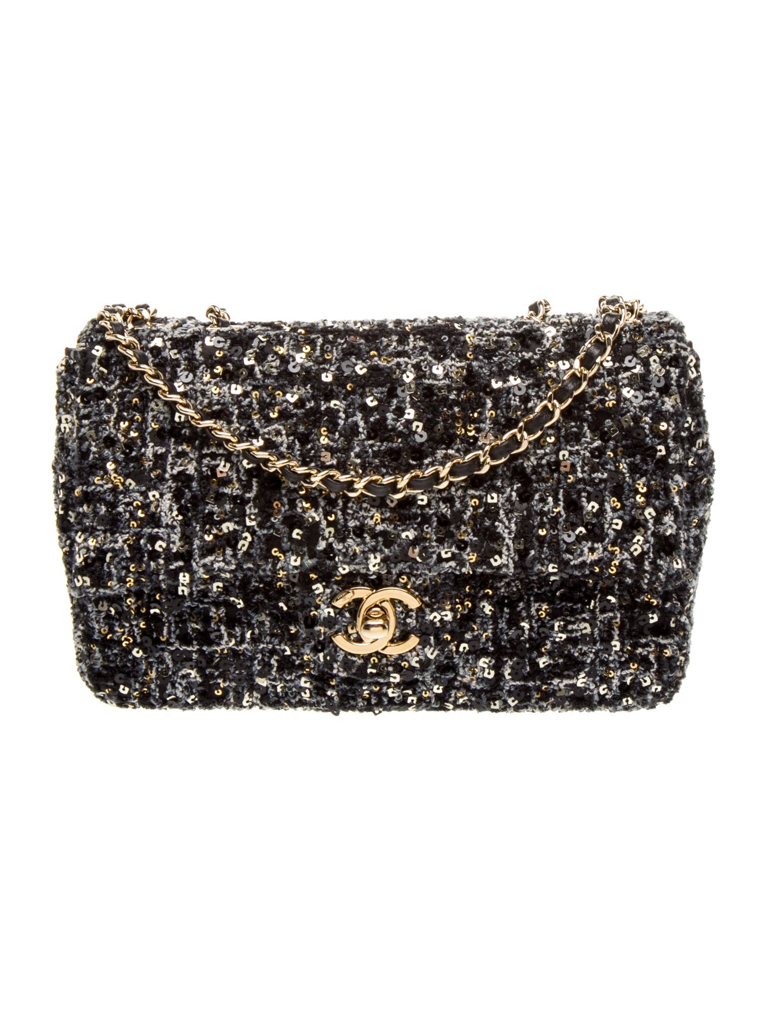 Chanel Classic Tweed Rectangular Mini Flap Bag