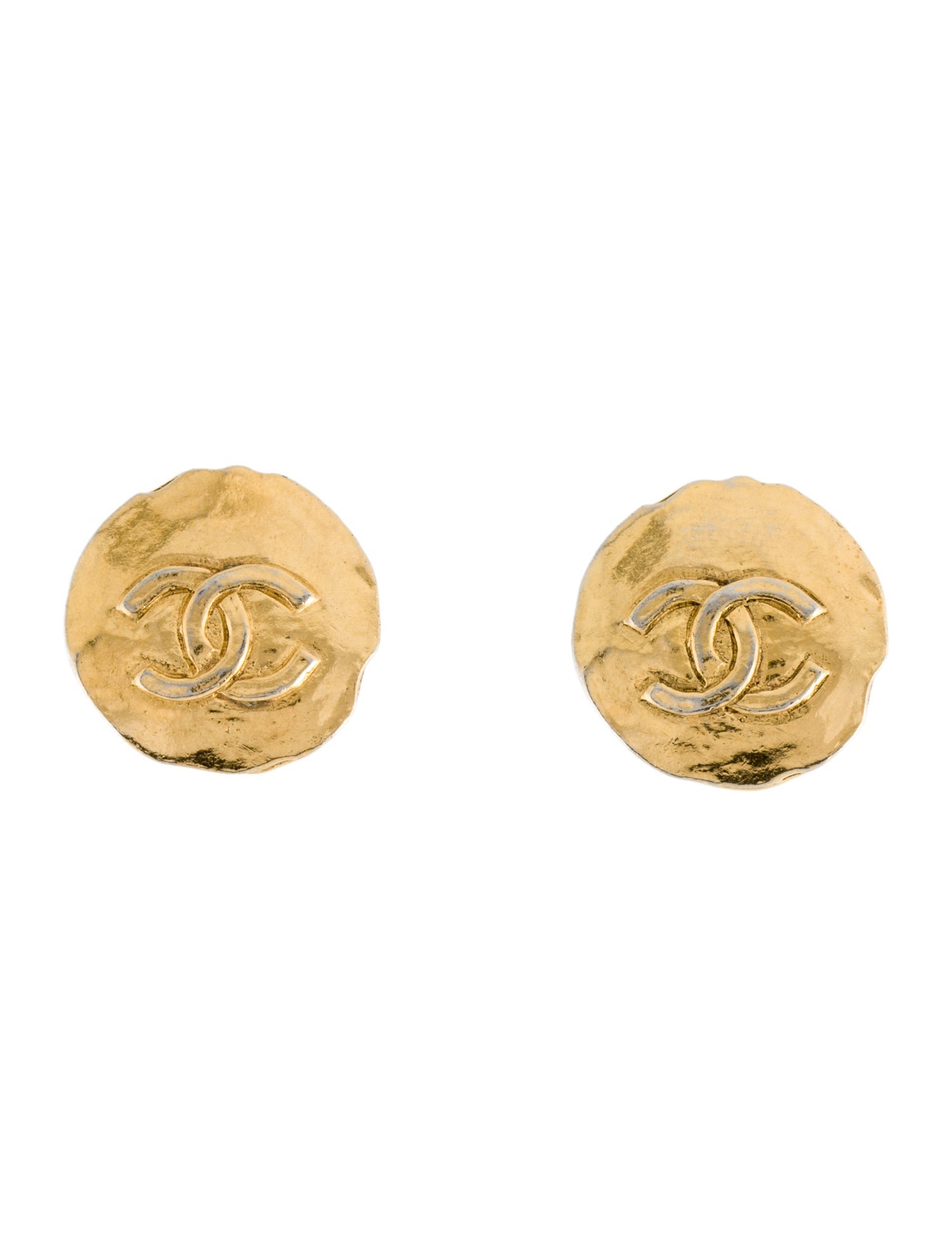 Chanel Vintage CC Clip-On Earrings