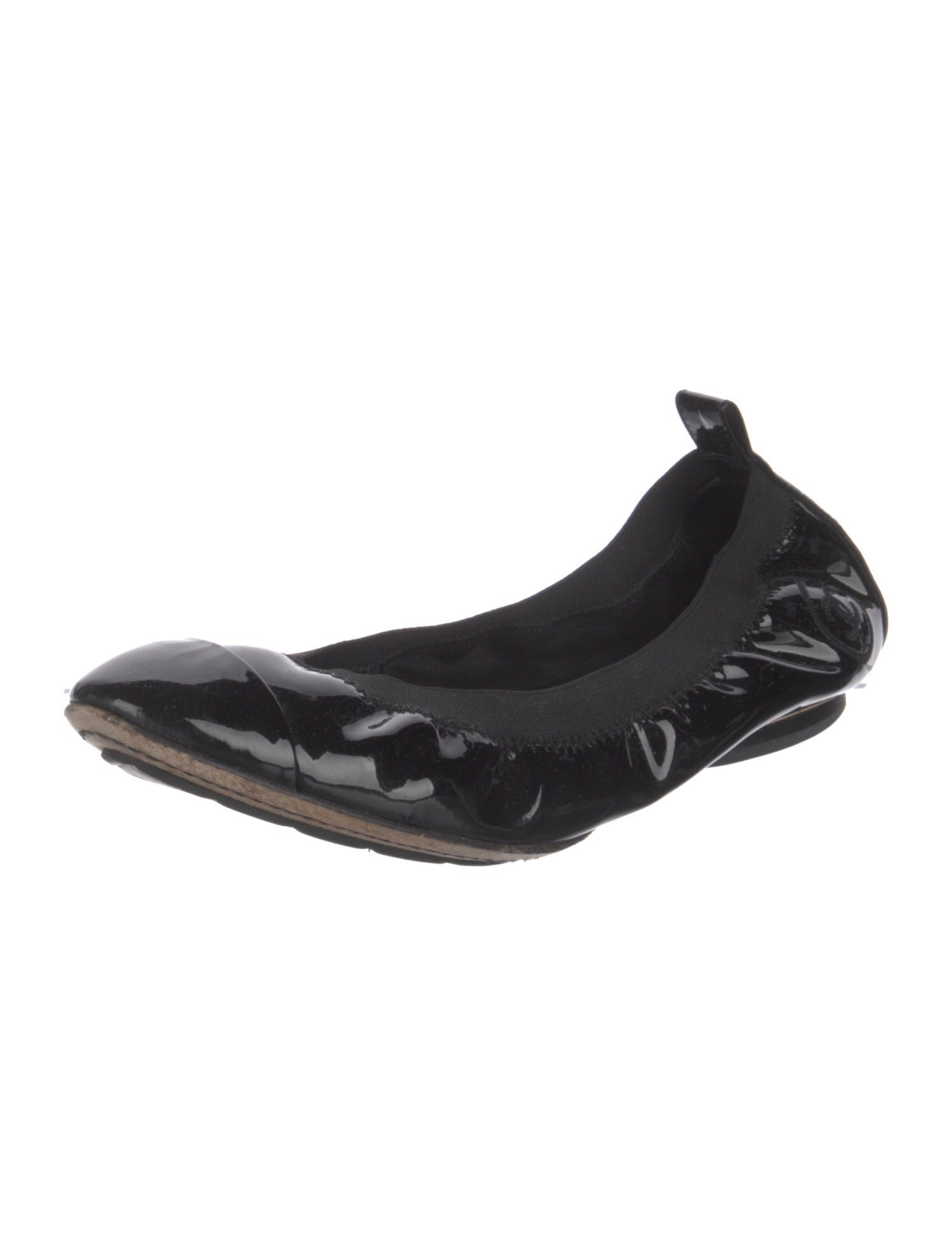Chanel Patent Leather Ballet Flats