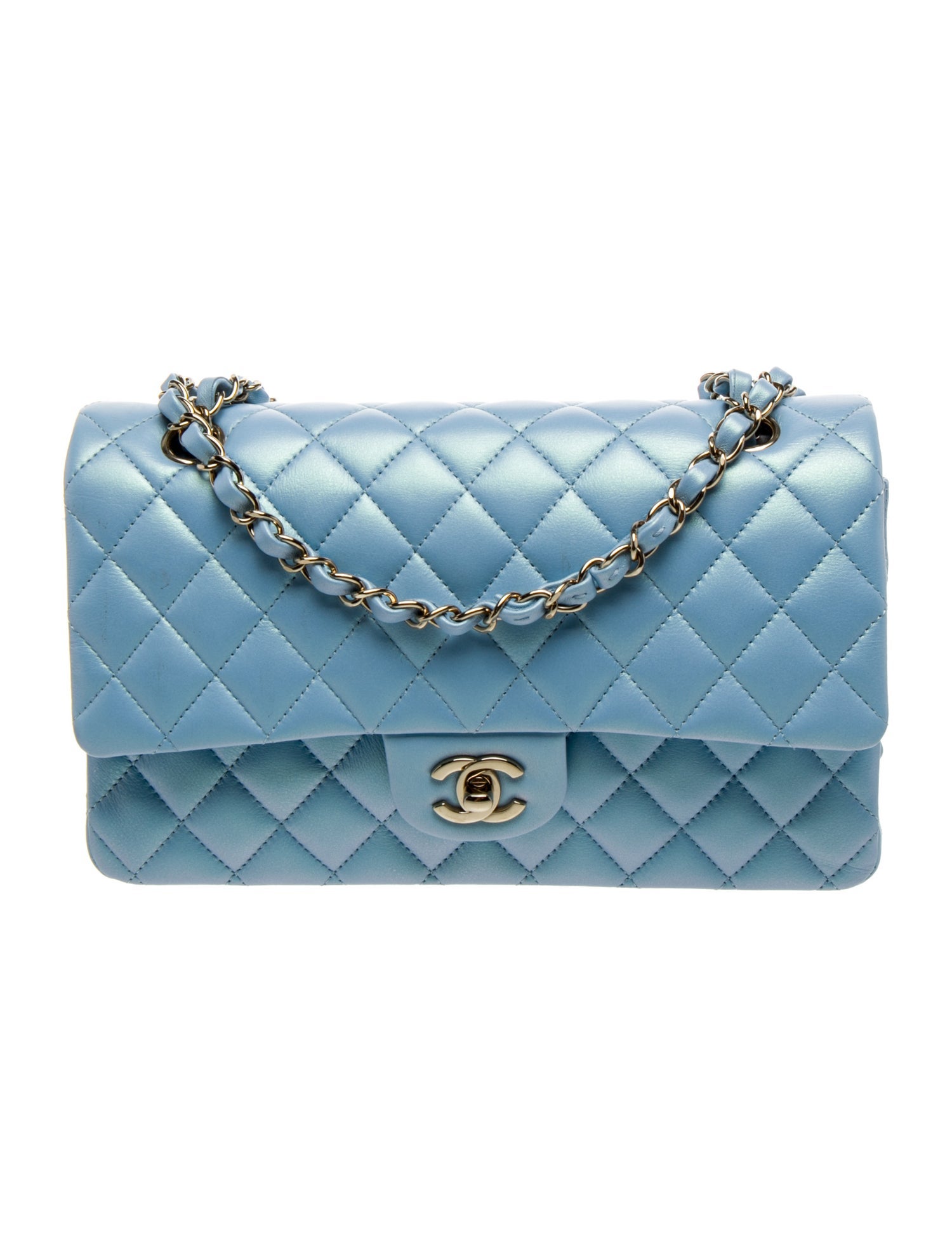 Chanel Classic Medium Iridescent Double Flap Bag