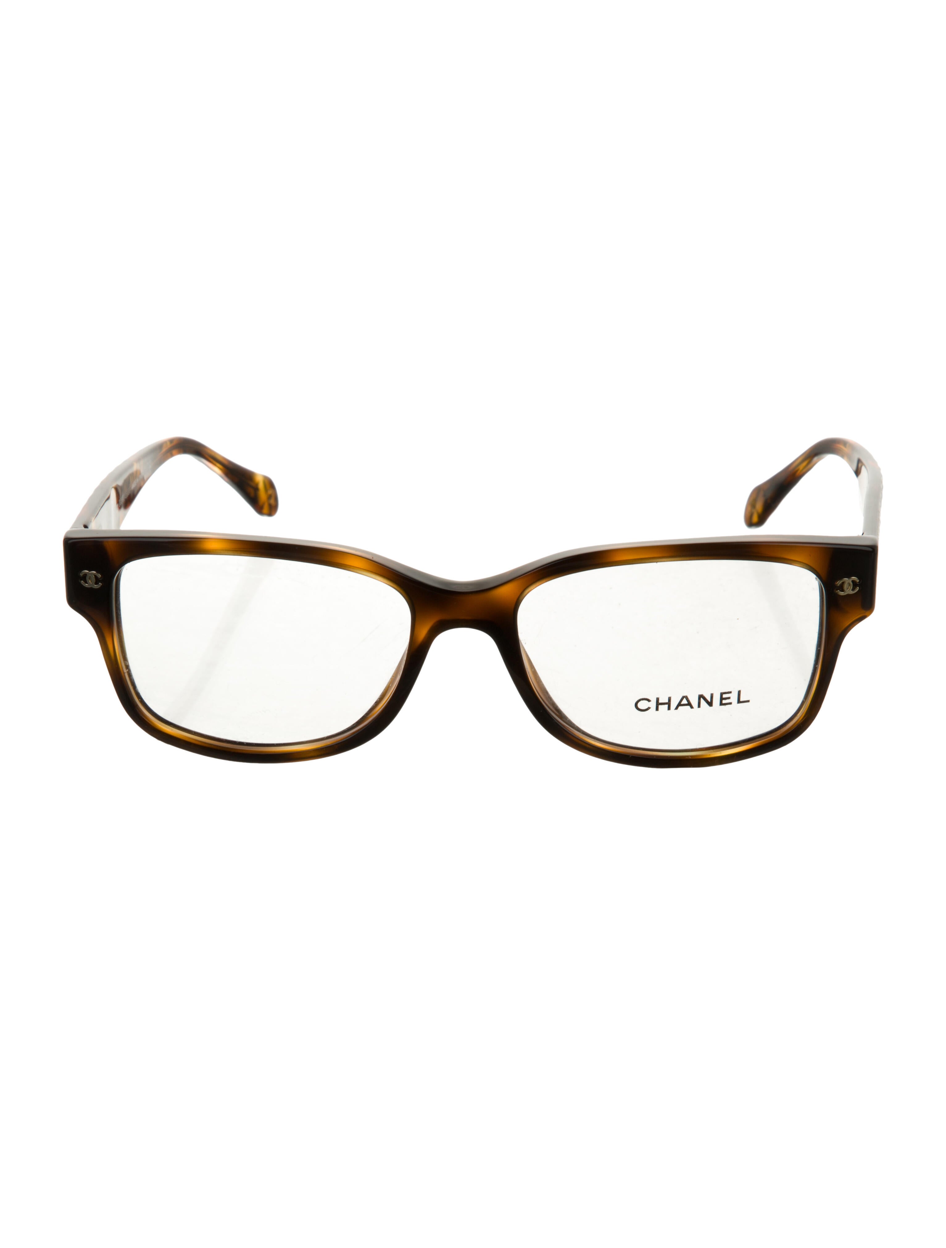 Chanel Interlocking CC Logo Wayfarer Eyeglasses