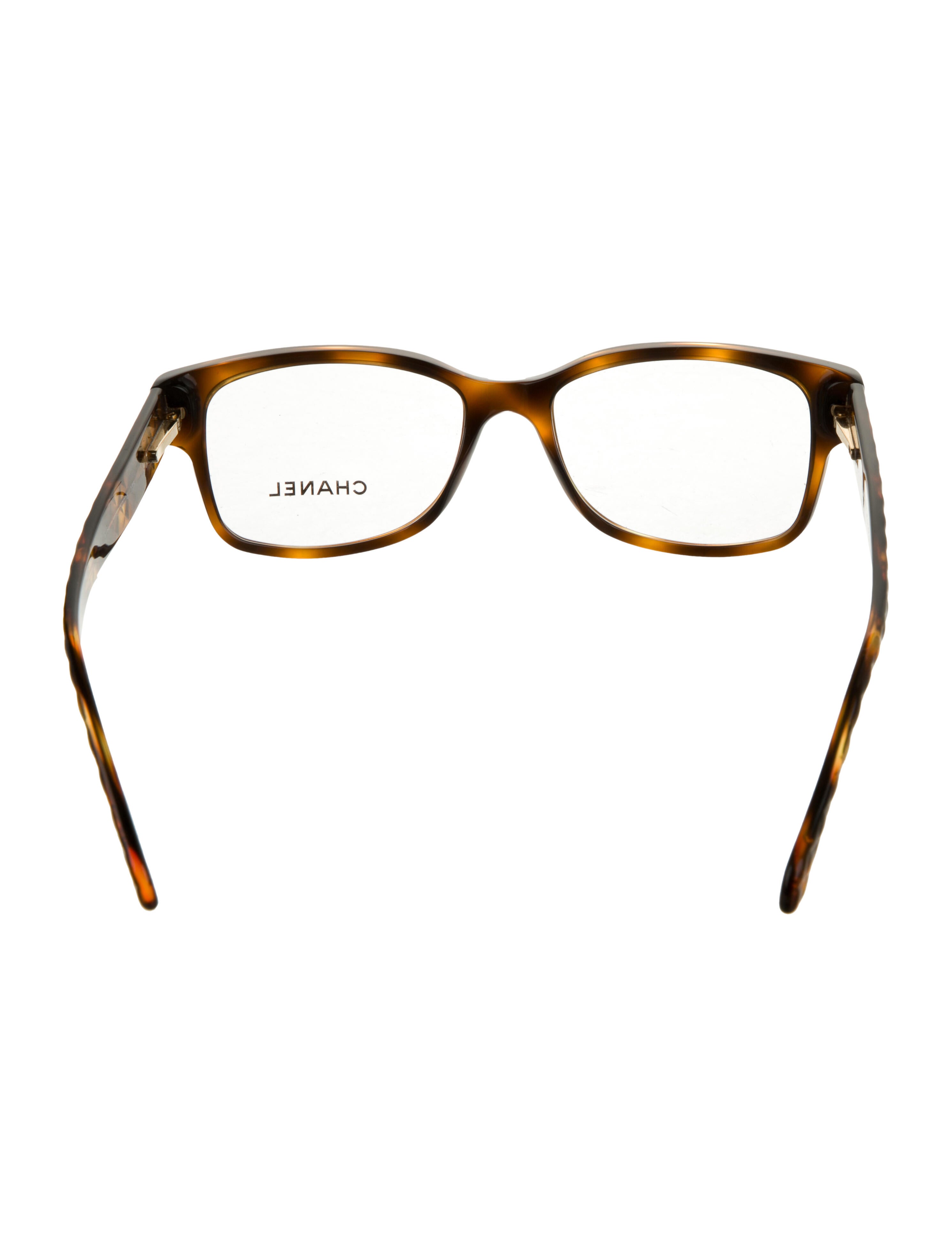 Chanel Interlocking CC Logo Wayfarer Eyeglasses