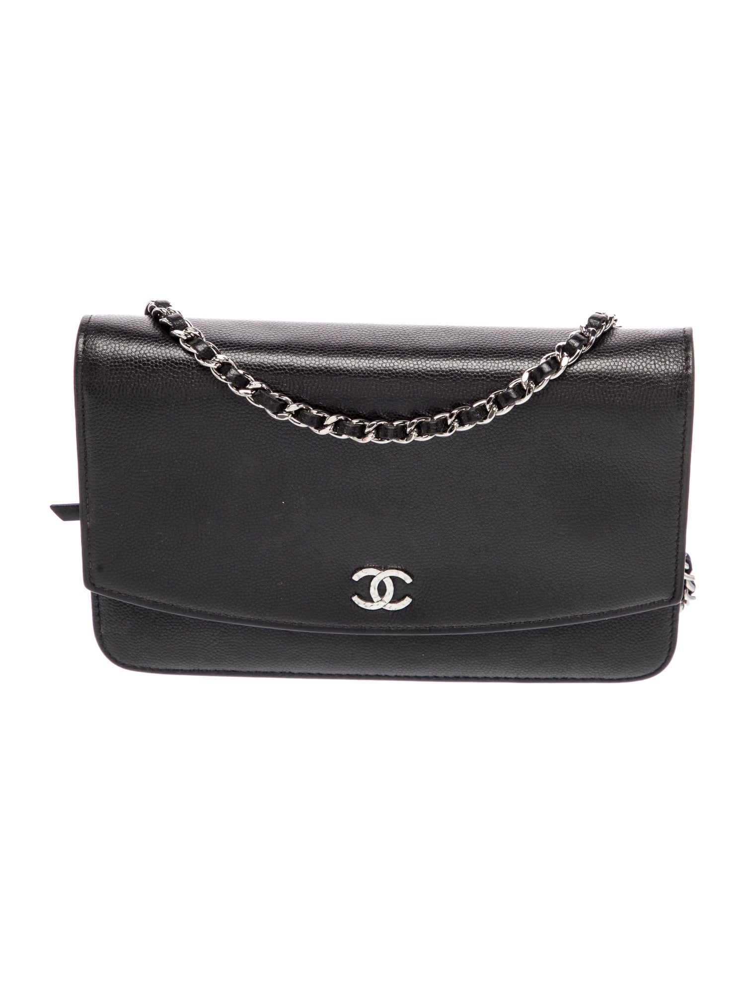 Chanel Sevruga Wallet On Chain