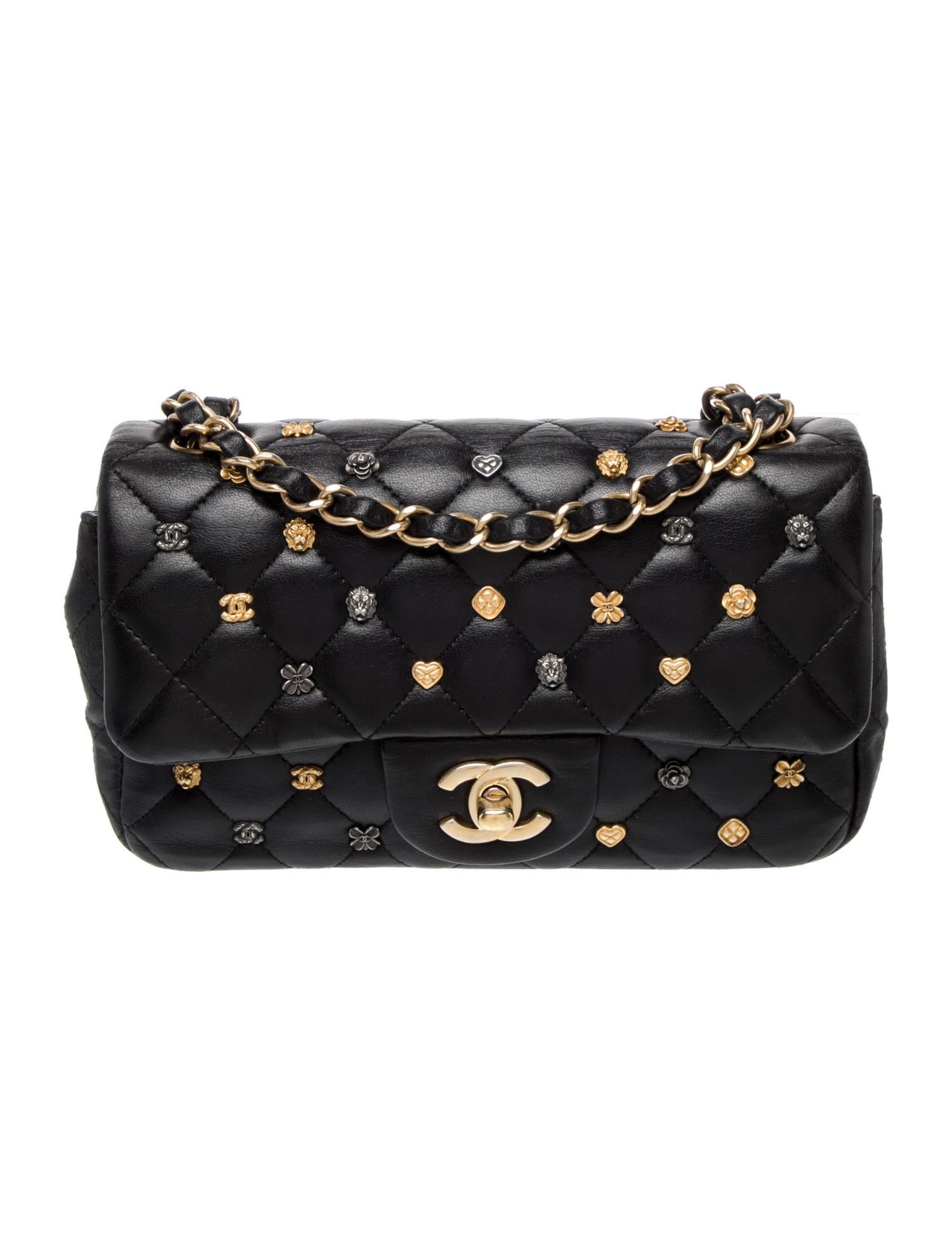 Chanel Classic Rectangular Mini 18K Lucky Charms Flap Bag