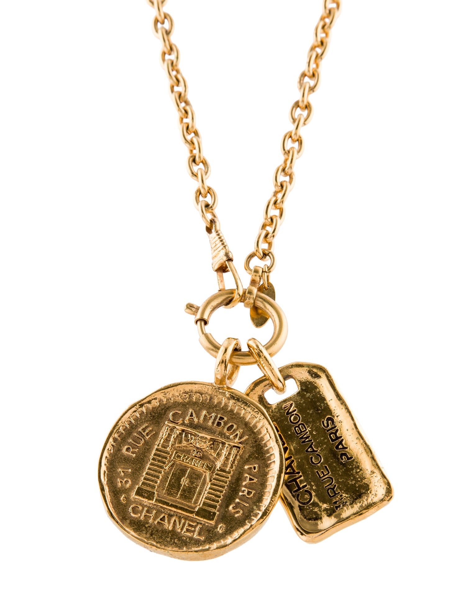 Chanel Vintage 31 Rue Cambon Pendant Necklace