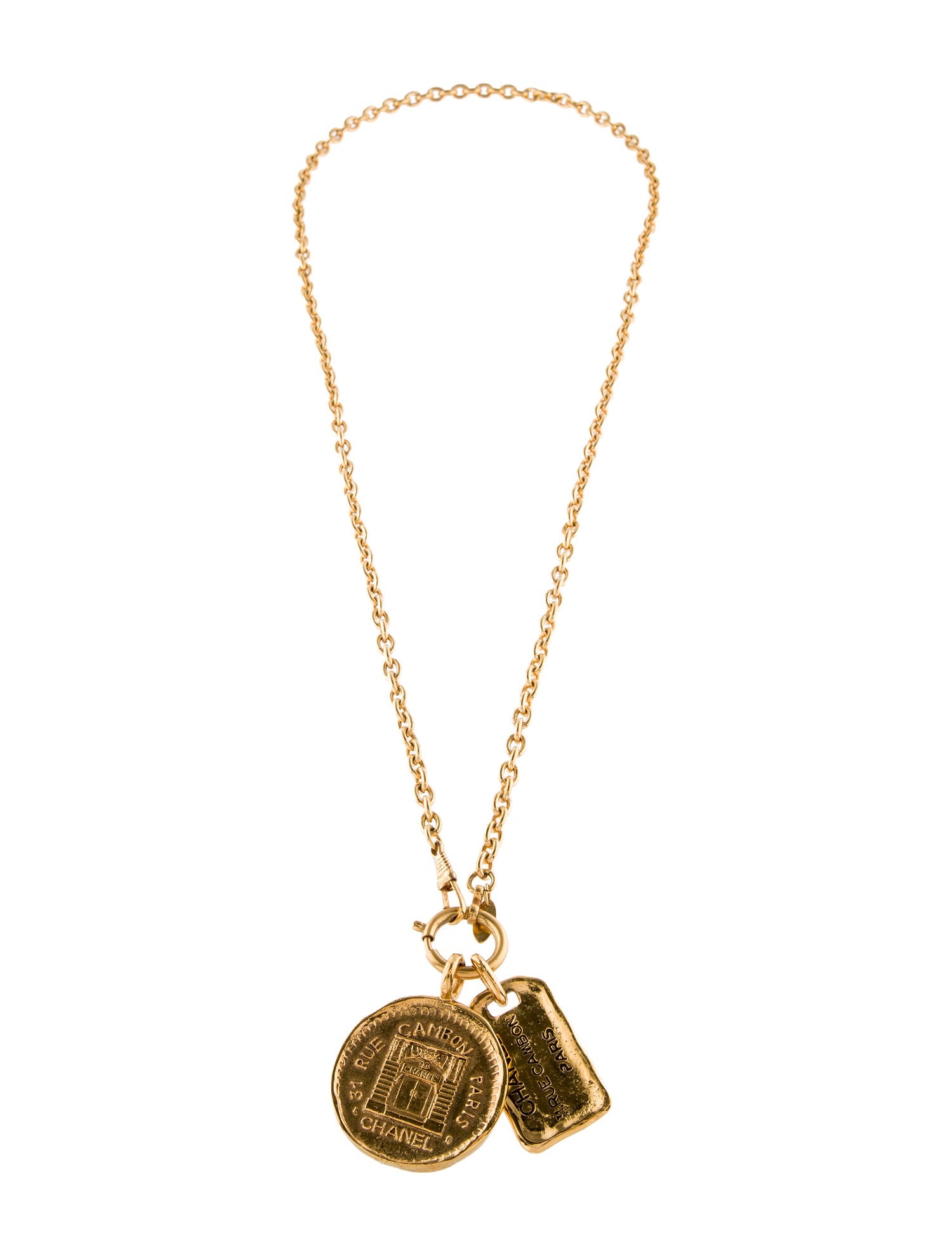 Chanel Vintage 31 Rue Cambon Pendant Necklace