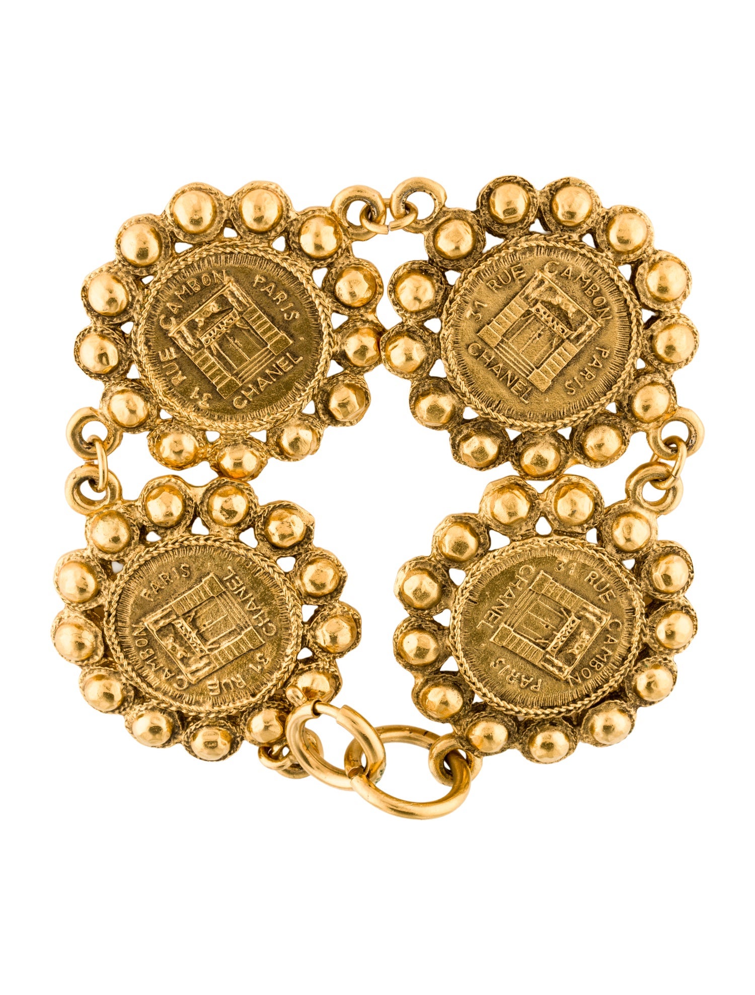 Chanel Vintage Rue 31 Cambon Station Bracelet