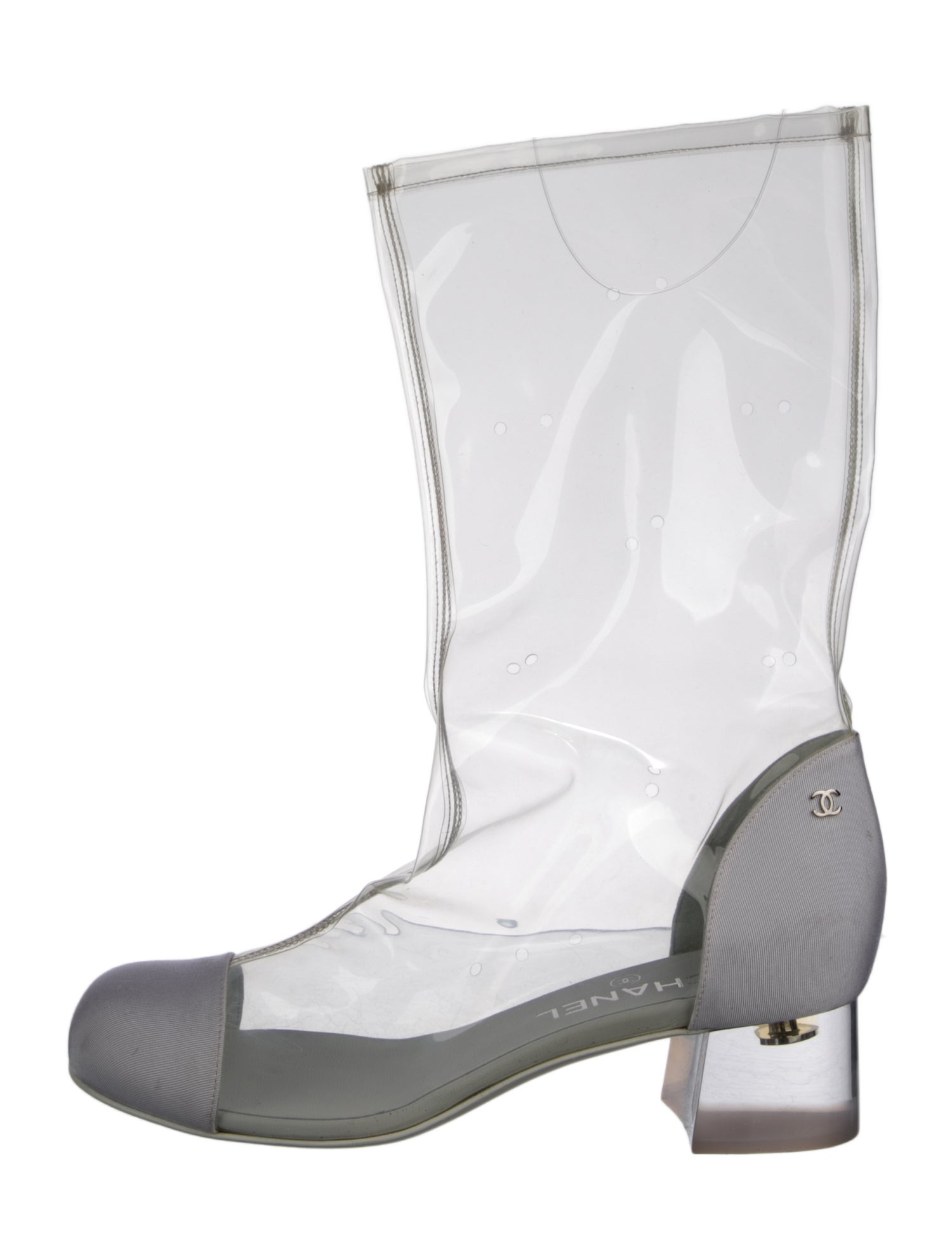 Chanel 2018 Interlocking CC Logo Boots