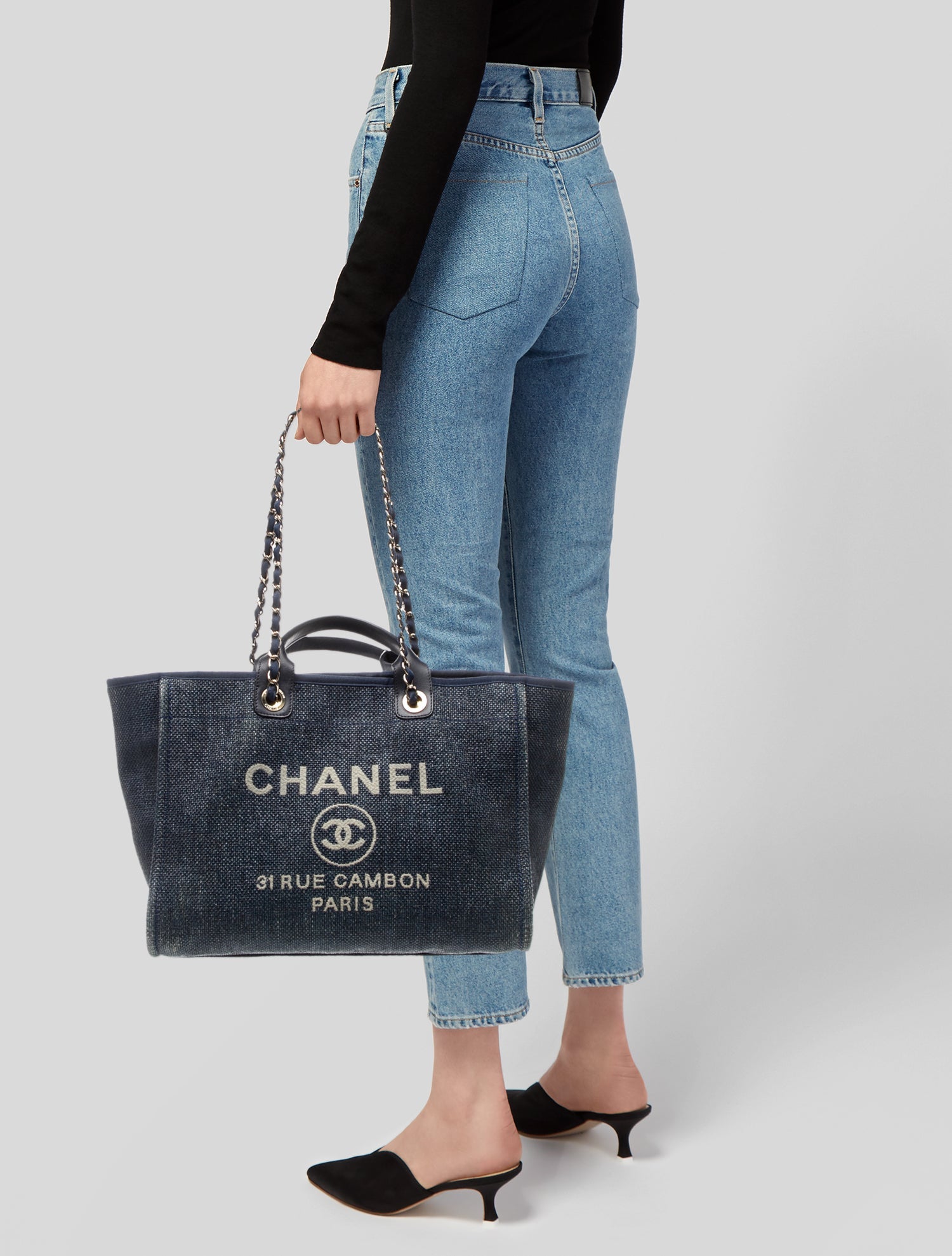 Chanel Medium Deauville Shopping Bag