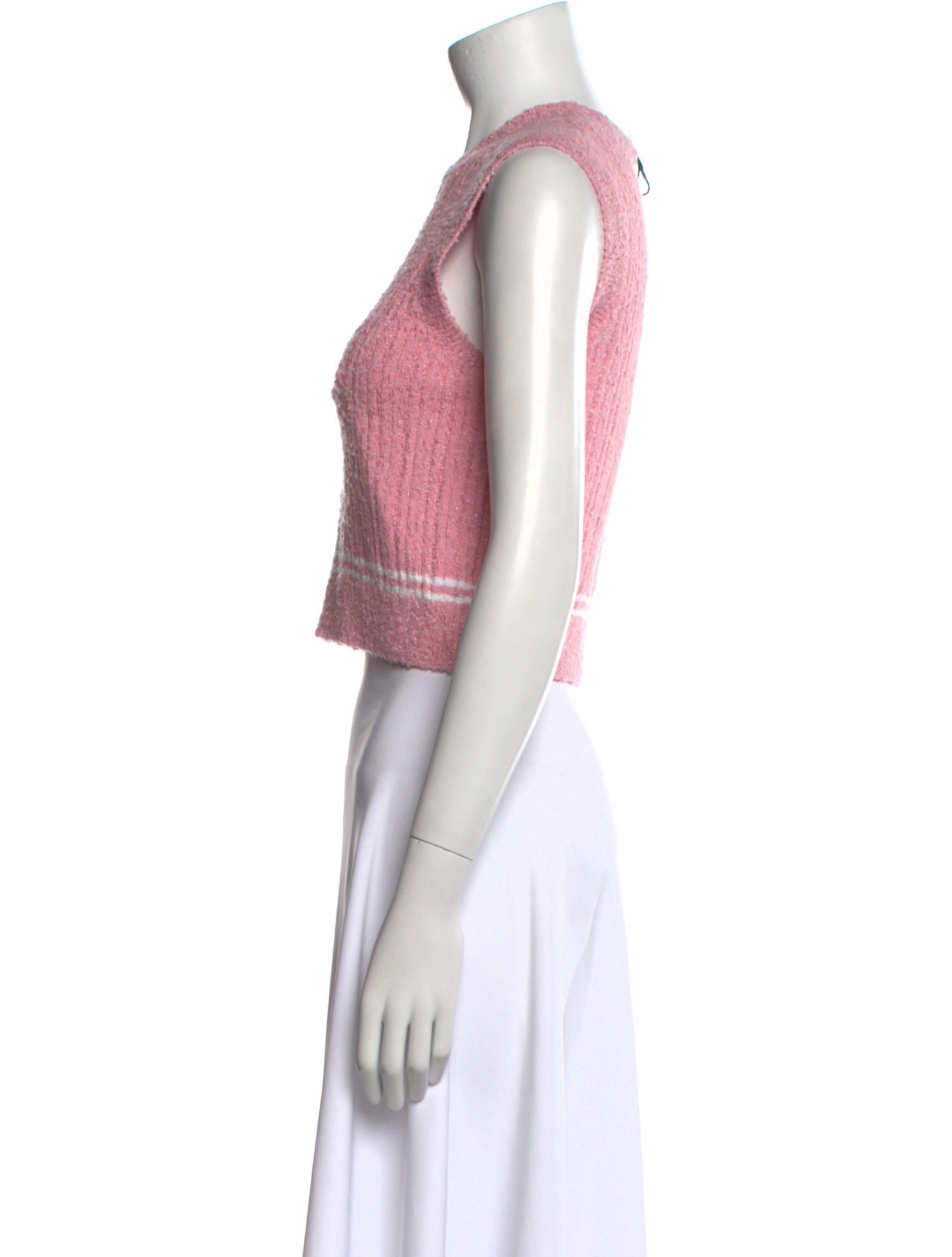 Chanel 2022 Crew Neck Crop Top