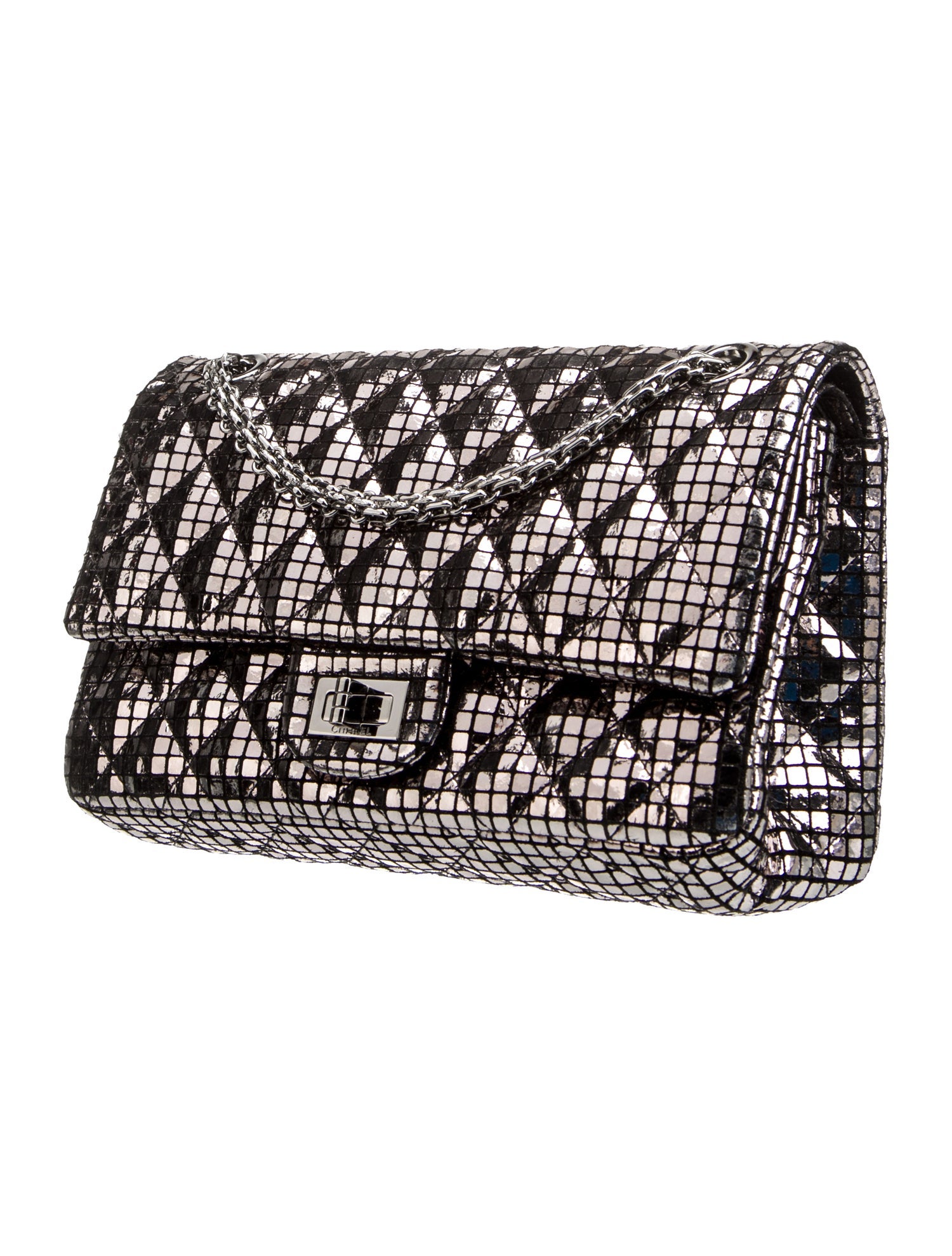 Chanel 2012 Mirror Reissue 225 Double Flap Bag