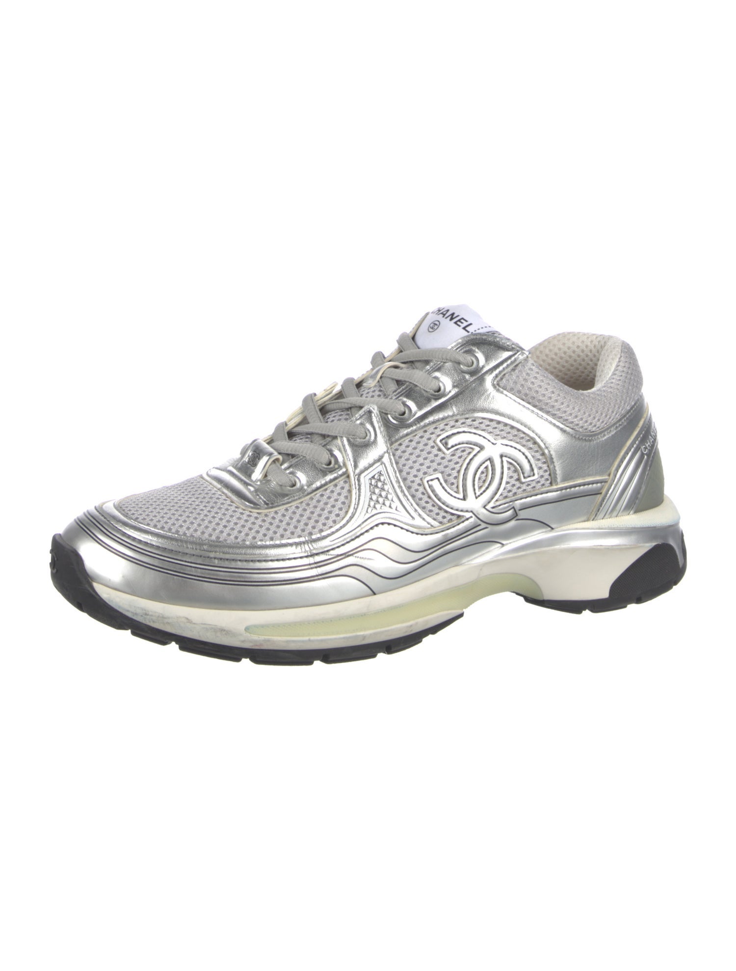 Chanel 2023 Interlocking CC Logo Sneakers