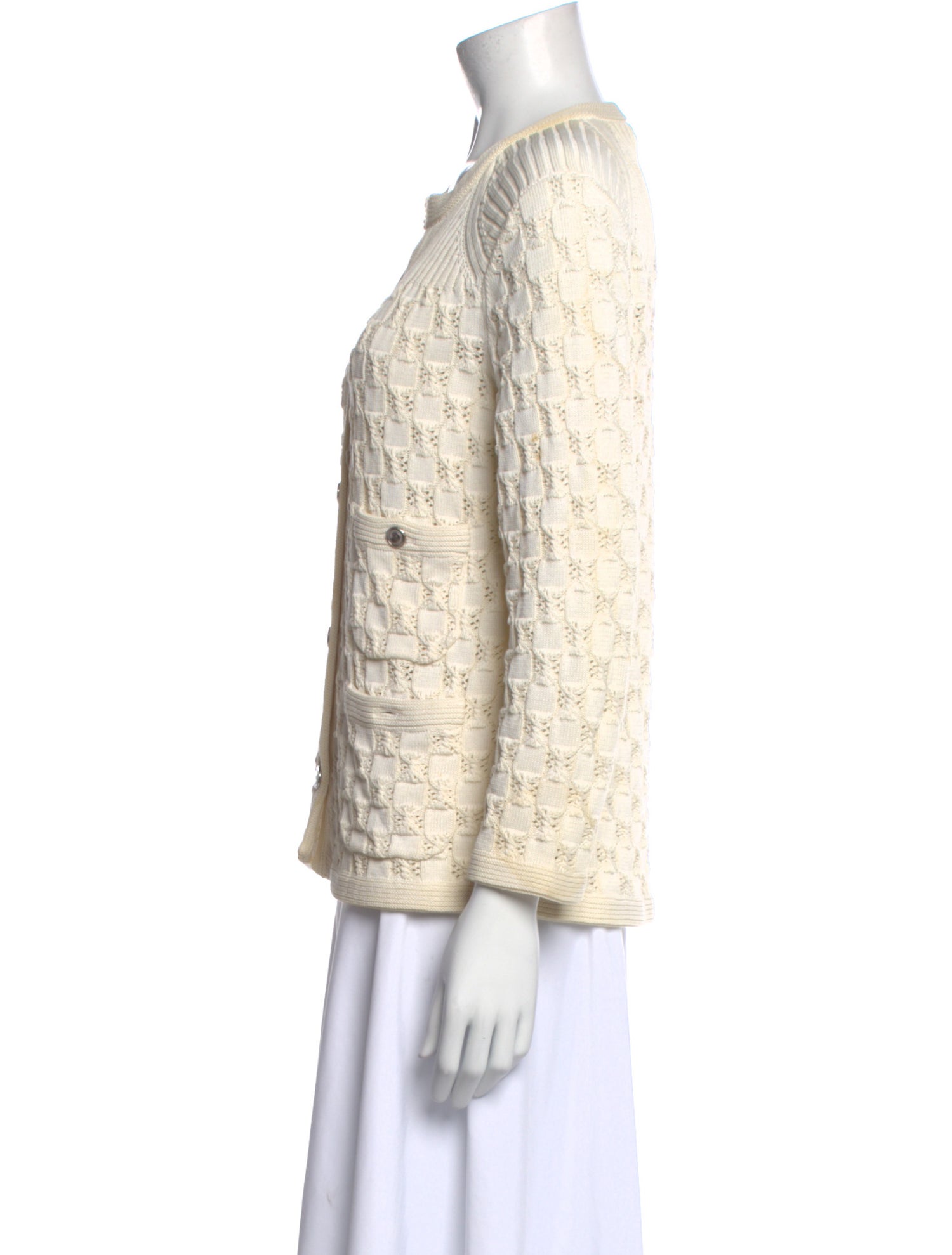 Chanel 2014 V-Neck Sweater