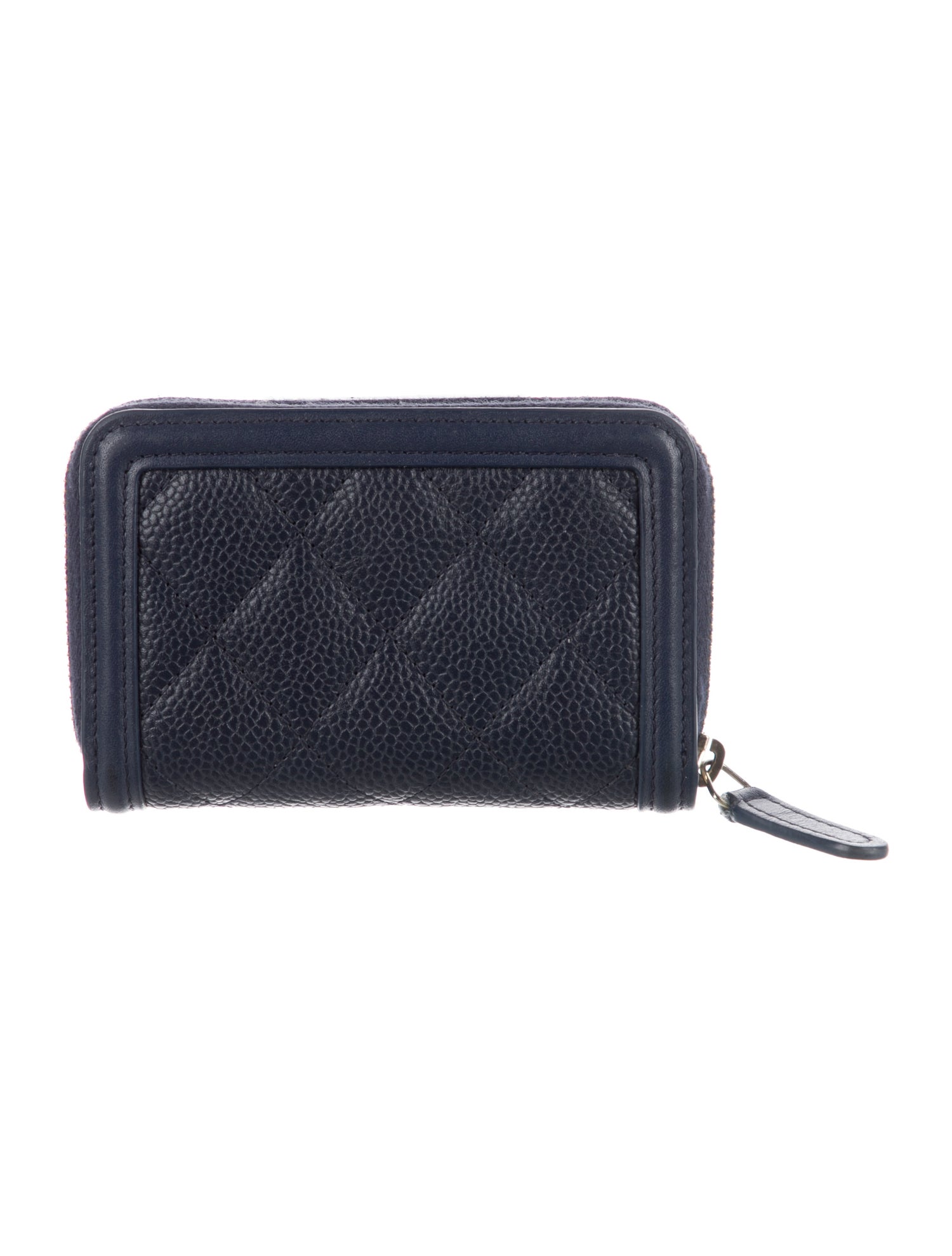 Chanel 2019 Filigree Zip Coin Purse Wallet