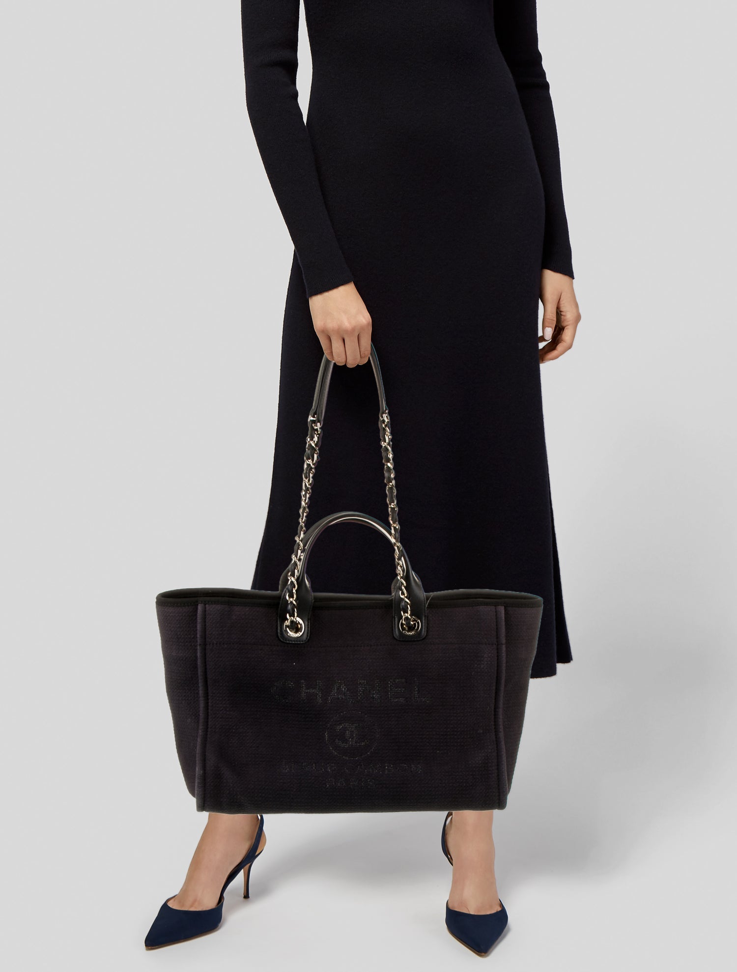 Chanel Medium Deauville Shopping Bag