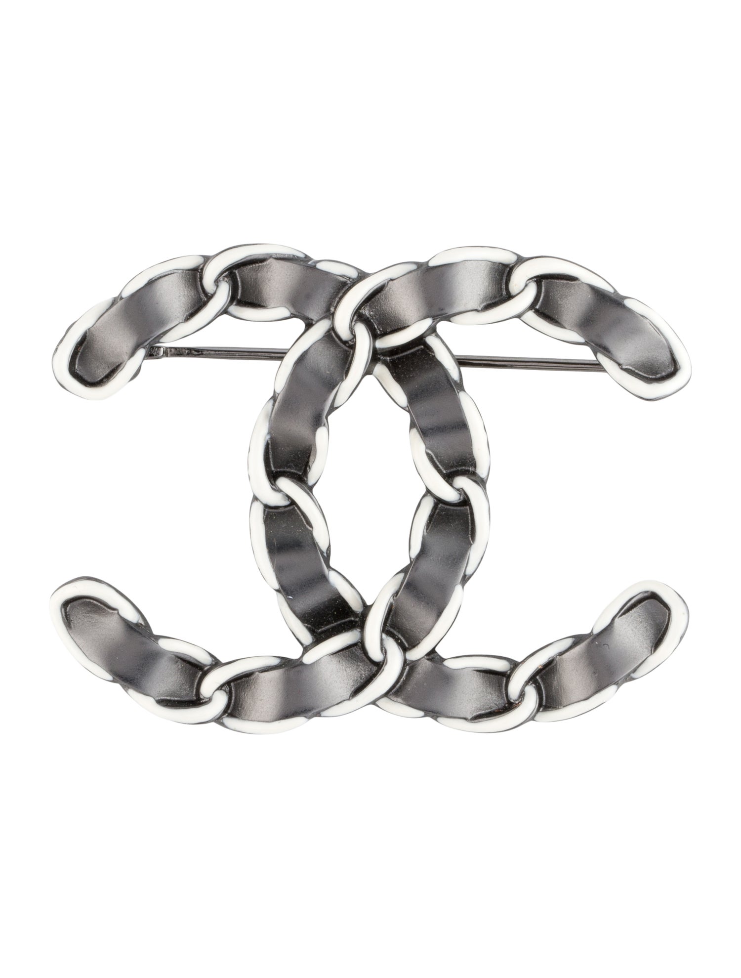 Chanel 2022 Enamel CC Brooch