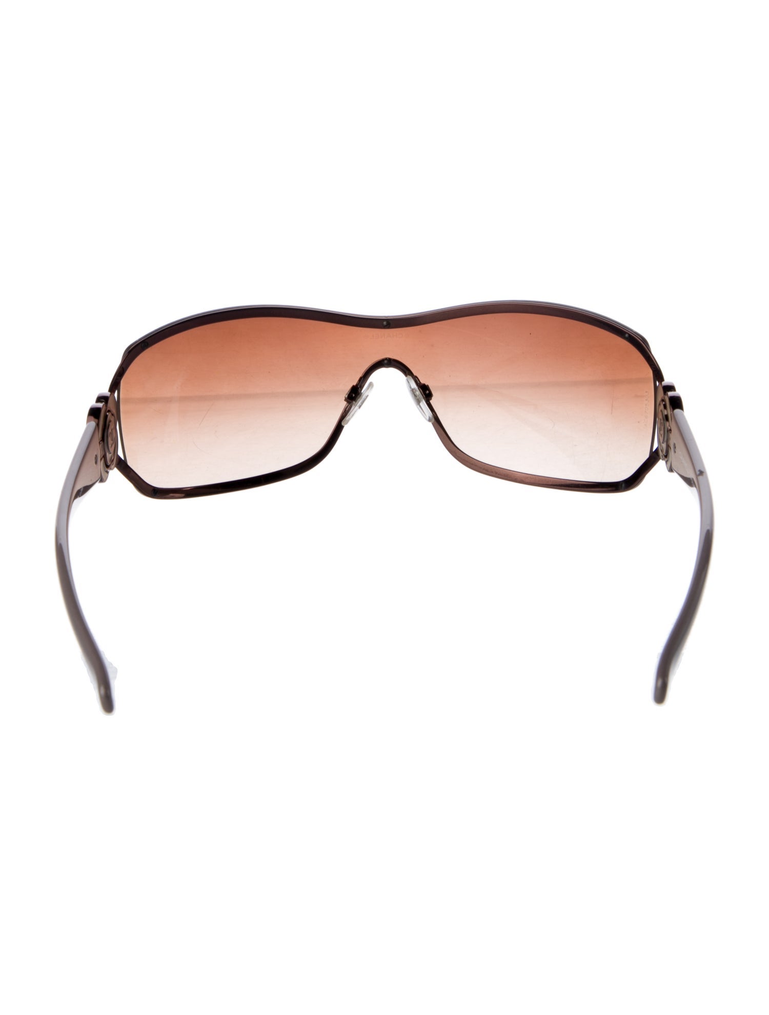 Chanel Interlocking CC Logo Shield Sunglasses