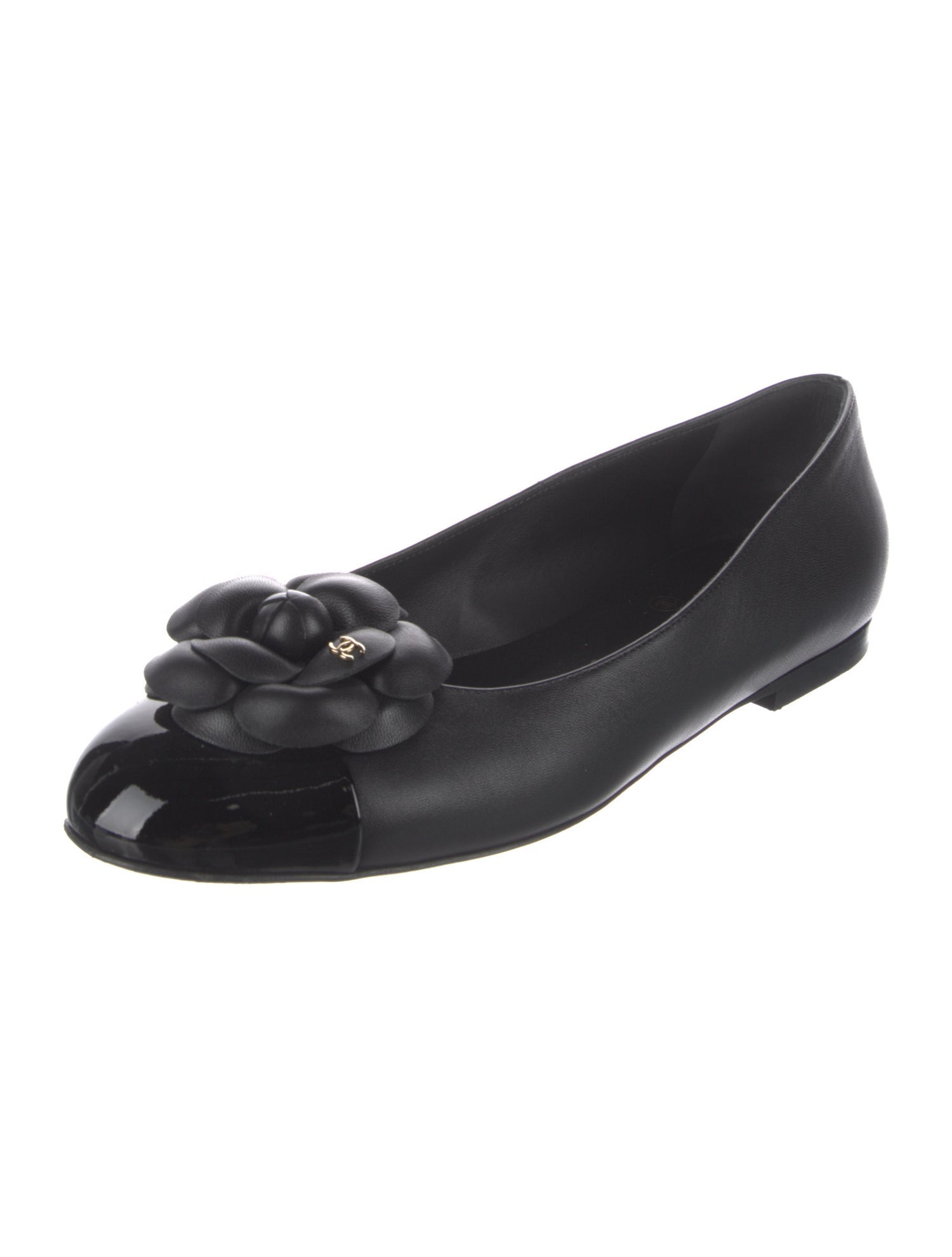 Chanel 2024 Interlocking CC Logo Ballet Flats