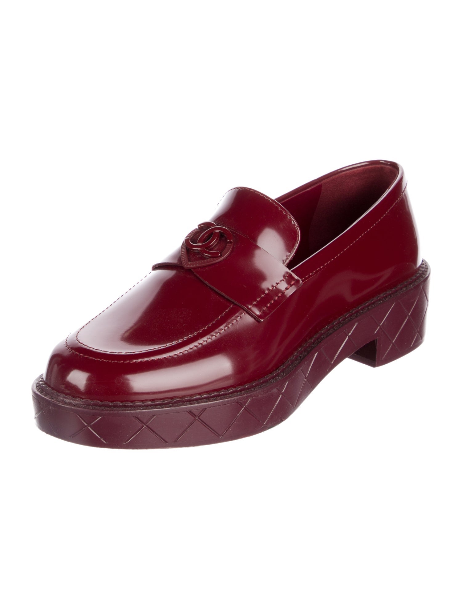 Chanel 2024 Interlocking CC Logo Loafers