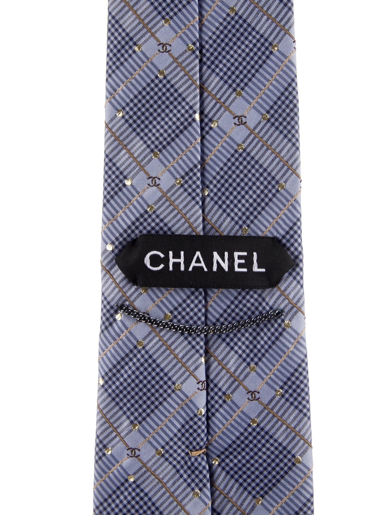 Chanel Silk Pattern Tie
