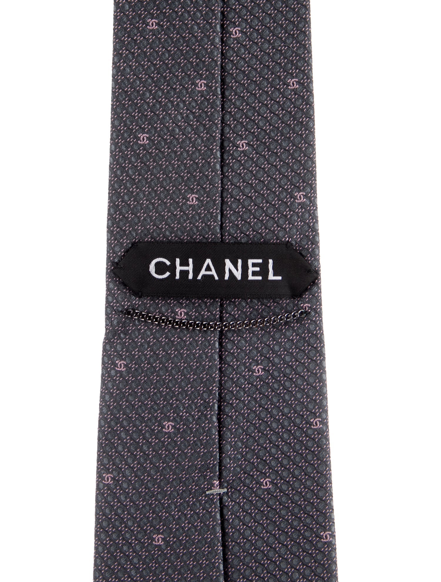 Chanel Silk CC Tie