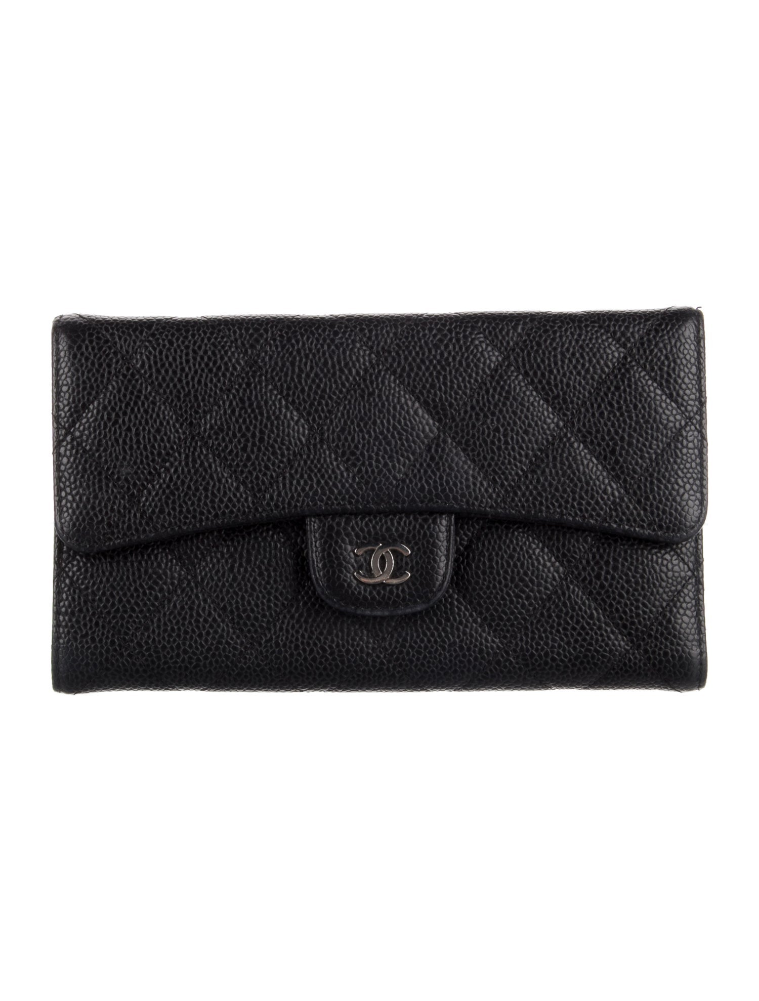Chanel 2009-2010 Interlocking CC Logo Trifold Wallet