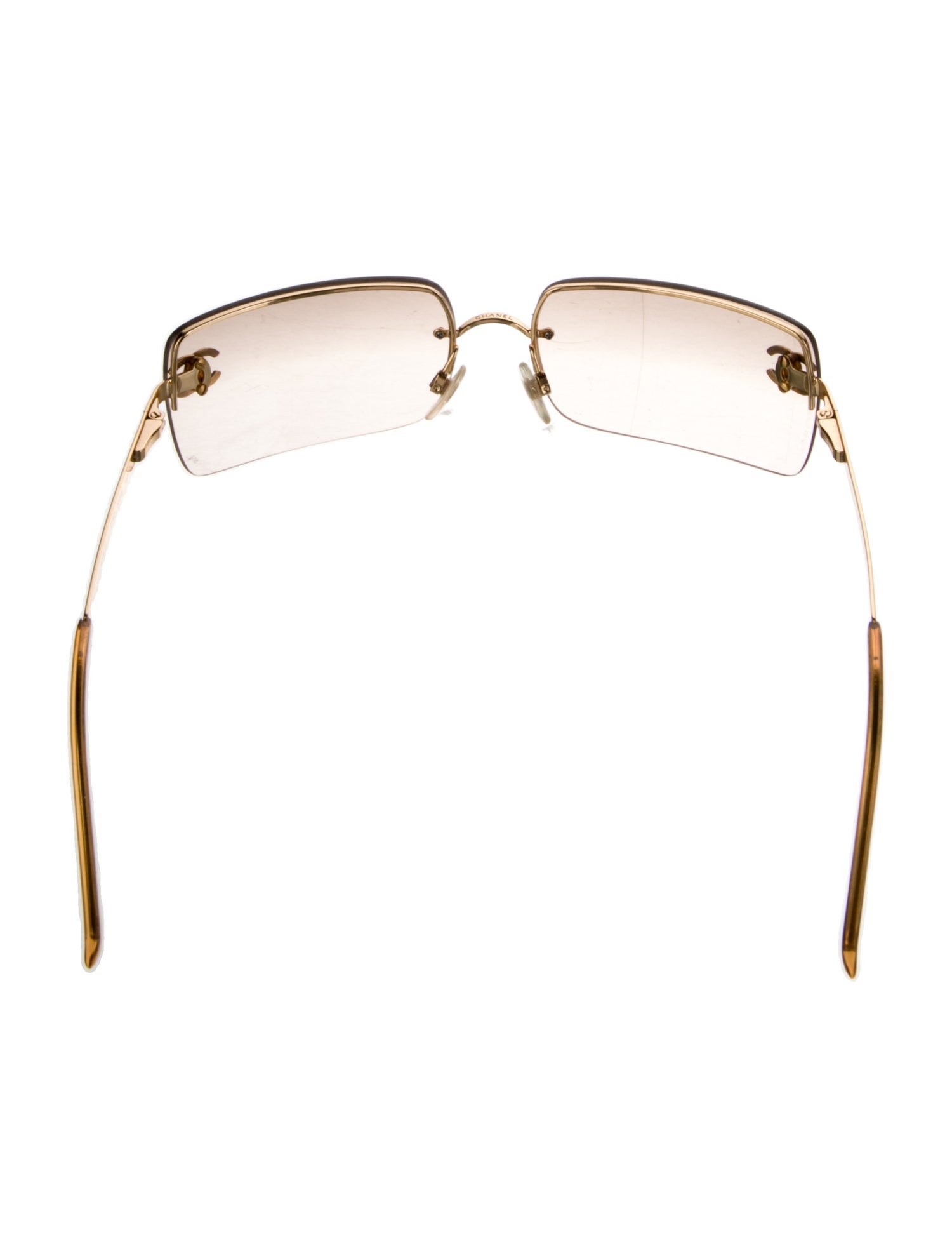 Chanel Interlocking CC Logo Shield Sunglasses