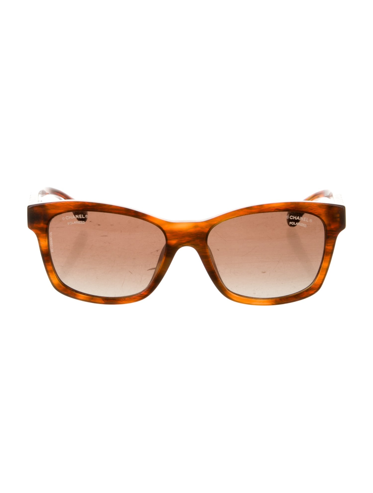 Chanel Interlocking CC Logo Wayfarer Sunglasses